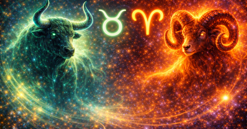 <p>When Taurus meets Aries, the contrast is striking yet magnetic. Taurus moves with steady purpose, while Aries leaps forward with bold energy. One builds, the other charges ahead, and somewhere between patience and impulse, attraction begins to spark.</p><p>Taurus, ruled by Venus, seeks love, comfort, and lasting pleasure. Aries, guided by Mars, craves action, passion, and bold beginnings. Together, they don’t just create intensity — they learn balance through their differences.</p><p>So, what really happens when grounded Taurus encounters fiery Aries? Let’s dive into love, conflict, passion, and whether this opposites-attract pairing can truly last.</p><h3>Taurus and Aries: The Overall Vibe</h3><p>Taurus and Aries approach life at different speeds. Aries thrives on excitement and momentum, while Taurus prefers stability, certainty, and security. Initially, this difference creates fascination — each sees in the other something they both admire and lack.</p><p>Taurus brings calm, reliability, and a sense of safety, while Aries offers courage, spontaneity, and energy. Their physical attraction is often immediate, and both value honesty and loyalty. Yet, friction can arise when Aries pushes for change while Taurus resists, or when Taurus moves slowly and Aries grows impatient.</p><p>This relationship challenges both to grow beyond their comfort zones, blending action with steadiness in a way that can be deeply rewarding.</p><h3>Taurus and Aries in Love</h3><p>Love between Taurus and Aries is tangible and real, though it unfolds differently for each. Aries tends to fall quickly, expressing emotions boldly, while Taurus takes time to trust but commits fully once secure.</p><p>Aries admires Taurus’s dependability and inner strength, while Taurus is drawn to Aries’s confidence and passion. Both prefer loyalty over emotional games, so love feels sincere and grounded.</p><p>Still, misunderstandings can occur. Aries may see Taurus as reserved, while Taurus may find Aries impulsive or unpredictable. But when patience replaces pressure, love becomes stable, fulfilling, and enduring.</p><h3>Taurus and Aries Relationship Dynamics</h3><p>Taurus and Aries thrive when they respect each other’s natural rhythm. Understanding and appreciating different approaches to decision-making, emotional needs, and personal space is essential.</p><p>Conflict emerges when Aries pushes too hard or Taurus refuses to budge, but compromise can turn tension into growth. When both partners honor boundaries, celebrate differences, and support each other’s strengths, the relationship flows with balance and purpose.</p><h3>Taurus and Aries Sexual Compatibility</h3><p>Physical chemistry between Taurus and Aries is strong and memorable. Aries brings intensity and passion, while Taurus responds with patience, sensuality, and grounding presence. Desire is ignited by Aries and sustained by Taurus, creating intimacy that is both exciting and emotionally connecting.</p><p>When both slow down and stay present, the sexual bond becomes a deep source of connection, blending fire and earth in a way that strengthens the overall relationship.</p><h3>Taurus and Aries Communication</h3><p>Communication between Taurus and Aries is honest but requires effort. Aries speaks directly and impulsively, while Taurus takes time to process and respond. Misunderstandings arise when Aries demands quick answers or Taurus withdraws under pressure.</p><p>The key is meeting in the middle. When they listen patiently and value each other’s perspective, conversations shift from frustrating to supportive, reinforcing trust and understanding.</p><h3>Taurus and Aries Trust and Emotional Safety</h3><p>Trust develops slowly but firmly between Taurus and Aries. Taurus seeks reliability and consistency, while Aries values honesty and freedom. Transparency, kept promises, and mutual respect for independence create a secure foundation.</p><p>Once trust is broken, Taurus finds it hard to move on, making openness and clear communication essential for a healthy bond.</p><h3>Taurus and Aries Marriage Potential</h3><p>Marriage between Taurus and Aries can be long-lasting and meaningful if balance is maintained. This union thrives on shared goals, emotional loyalty, and mutual respect. Aries brings momentum and inspiration, while Taurus builds solid foundations, creating a partnership that is both productive and enduring.</p><h3>Taurus and Aries Compatibility Percentage</h3><p><strong>Overall compatibility: 70%</strong></p><p>This relationship strengthens when both partners practice patience, communicate without pressure, and focus on progress rather than control.</p><h3>Can Taurus and Aries Make It Work?</h3><p>Yes — but it requires conscious effort. Aries must slow down and embrace stability, while Taurus needs to open up to change and spontaneity. When fire meets earth, the relationship blends excitement with security, creating a bond that is both thrilling and grounded.</p><h3>Final Thoughts on Taurus and Aries Compatibility</h3><p>Taurus and Aries compatibility is about contrast, growth, and commitment. While their pace may differ, purpose drives the connection. When fire respects earth, the relationship becomes loyal, grounded, and deeply rewarding — built on trust, passion, and shared growth.</p><p>Learn more about Taurus and Aries Love and Relationships in <a href="https://astroscope.net/en/horoscope/taurus/love"><strong style="text-decoration: underline;">Taurus Love Horoscope</strong></a> and <a href="https://astroscope.net/en/horoscope/aries/love"><strong style="text-decoration: underline;">Aries Love Forecast</strong></a>.</p>