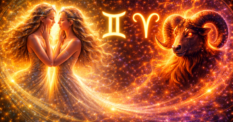 <p>When Gemini and Aries connect, the chemistry is immediate and unmistakable. This is a match where speed, excitement, and curiosity collide. Aries moves through life with confidence and instinct, while Gemini approaches everything with questions, ideas, and endless mental energy. Together, they create a relationship that feels alive from the very first moment.</p><p>Aries is ruled by <strong>Mars</strong>, the planet of action, courage, and drive. Gemini is ruled by <strong>Mercury</strong>, the planet of communication, intellect, and adaptability. When fire and air combine, the result is movement, inspiration, and constant momentum.</p><p>But can excitement turn into stability? Let’s explore how Gemini and Aries function in love, communication, intimacy, trust, and long-term commitment.</p><h3>Gemini–Aries Compatibility: Overall Energy</h3><p>This pairing thrives on motion and variety. Aries initiates, Gemini expands. One leads with passion, the other responds with ideas.</p><p><strong>Why this connection feels exciting:</strong></p><ul><li>Aries adds boldness, confidence, and direction</li><li>Gemini contributes flexibility, humor, and intellectual spark</li><li>Both dislike routine and crave stimulation</li><li>Attraction is both physical and mental</li></ul><p><strong>Potential challenges:</strong></p><ul><li>Aries wants depth and intensity; Gemini prefers options and freedom</li><li>Gemini’s unpredictability can frustrate Aries</li><li>Both may act impulsively, though for different reasons</li></ul><p>When balanced correctly, this relationship feels dynamic rather than chaotic.</p><h3>Gemini and Aries Love Compatibility</h3><p>Love between Gemini and Aries is playful, passionate, and mentally engaging.</p><p>Aries loves decisively and openly, diving in without hesitation. Gemini approaches love with enthusiasm and curiosity, keeping the relationship light, fun, and stimulating.</p><p><strong>What pulls them toward each other:</strong></p><ul><li>Instant attraction and shared excitement</li><li>A strong sense of adventure</li><li>Effortless conversation and mutual fascination</li><li>A relationship that never feels stagnant</li></ul><p><strong>Where love may feel unstable:</strong></p><ul><li>Aries may want more emotional certainty</li><li>Gemini may resist emotional pressure</li><li>Quick reactions can lead to misunderstandings</li></ul><p>With patience and mutual respect, this love becomes energizing rather than overwhelming.</p><h3>Gemini–Aries Relationship Dynamics</h3><p>This relationship works best when neither partner tries to dominate the pace.</p><p><strong>Healthy dynamics include:</strong></p><ul><li>Freedom paired with mutual consideration</li><li>Encouragement of personal interests</li><li>Respect for different problem-solving styles</li><li>Space to grow individually without emotional distance</li></ul><p>Conflict arises when Aries pushes too hard or Gemini becomes mentally disengaged. Balance comes from allowing movement without losing direction.</p><h3>Gemini and Aries Sexual Compatibility</h3><p>Sexual attraction between Gemini and Aries is spontaneous, energetic, and creative.</p><p>Aries brings confidence and desire. Gemini brings imagination and curiosity. Together, intimacy feels exciting rather than predictable.</p><p><strong>Why physical chemistry is strong:</strong></p><ul><li>High energy and enthusiasm</li><li>Willingness to experiment</li><li>Mental stimulation enhances physical attraction</li><li>Passion stays fresh over time</li></ul><p>When both partners stay emotionally present, intimacy remains deeply satisfying.</p><h3>Gemini–Aries Communication Style</h3><p>Conversation flows quickly in this pairing. Aries speaks directly and decisively, while Gemini responds with wit, questions, and humor.</p><p><strong>Communication strengths:</strong></p><ul><li>Honest and fast-paced dialogue</li><li>Playful debates and intellectual exchange</li><li>Strong verbal connection</li></ul><p><strong>Possible issues:</strong></p><ul><li>Aries may speak before listening</li><li>Gemini may change direction too quickly</li><li>Impatience can interrupt understanding</li></ul><p>Learning to pause and truly listen transforms communication into a major strength.</p><h3>Trust and Emotional Safety Between Gemini and Aries</h3><p>Trust develops when independence is respected and intentions remain clear.</p><p>Gemini needs mental freedom and openness. Aries needs honesty and loyalty.</p><p><strong>Trust grows when:</strong></p><ul><li>Actions align with words</li><li>Reassurance is offered without pressure</li><li>Individuality is encouraged</li><li>Transparency replaces assumptions</li></ul><p>Most conflicts are short-lived when humor and honesty are present.</p><h3>Gemini and Aries Marriage Compatibility</h3><p>Marriage between Gemini and Aries can be vibrant, motivating, and growth-oriented when both partners commit consciously.</p><p><strong>This marriage succeeds when there is:</strong></p><ul><li>Shared curiosity and love for life</li><li>Emotional honesty without control</li><li>Mutual encouragement</li><li>Respect for independence</li></ul><p>Aries keeps the passion alive. Gemini keeps the relationship evolving. Together, they create a marriage built on movement, learning, and excitement.</p><h3>Gemini and Aries Compatibility Percentage</h3><p><strong>Overall compatibility: 78%</strong></p><p>This match strengthens when both partners:</p><ul><li>Respect freedom without emotional neglect</li><li>Communicate clearly and consistently</li><li>Treat challenges as shared experiences</li></ul><h3>Can Gemini and Aries Really Work Long-Term?</h3><p>Yes — when both are willing to grow.</p><p>When Aries learns to engage mentally rather than rush emotionally, and Gemini commits without feeling confined, this connection becomes powerful, inspiring, and deeply fulfilling.</p><h3>Final Thoughts on Gemini and Aries Compatibility</h3><p>Gemini and Aries compatibility is lively, stimulating, and rarely dull. This relationship thrives on conversation, movement, and mutual curiosity.</p><p>When fire energizes air — without trying to control it — the result is a partnership built on passion, trust, and continuous discovery.</p><p>Learn more about Love and Relationships Horoscopes for<strong> </strong><a href="https://astroscope.net/en/horoscope/aries/love"><strong style="text-decoration: underline;">Aries</strong></a><strong> </strong>and <a href="https://astroscope.net/en/horoscope/gemini/love"><strong style="text-decoration: underline;">Gemini</strong></a><strong>.</strong></p>