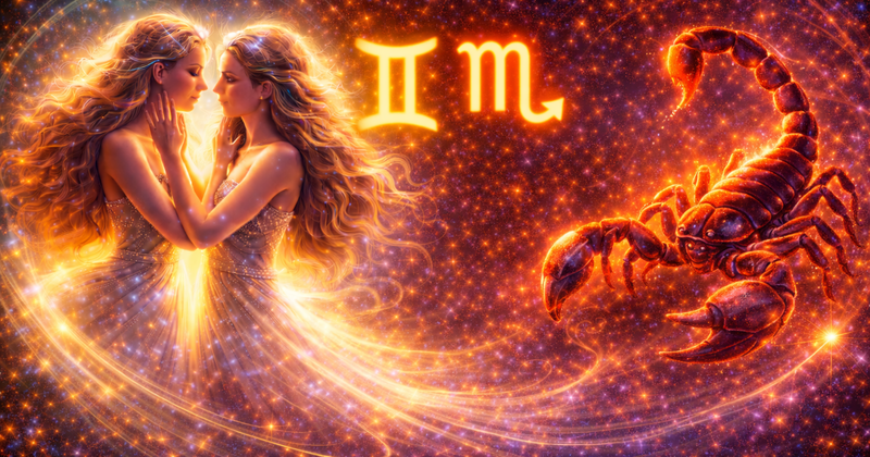 <p>When Gemini and Scorpio meet, the connection is magnetic but complex. Gemini thrives on curiosity, ideas, and social exploration, while Scorpio moves through life with emotional intensity, focus, and deep passion. One flits through experiences lightly, the other dives deeply, creating a pairing that is at once exciting, mysterious, and sometimes challenging.</p><p>Scorpio is ruled by <strong>Pluto</strong>, symbolizing transformation, power, and emotional depth. Gemini is ruled by <strong>Mercury</strong>, representing intellect, adaptability, and communication. Air meets water in this dynamic, producing a mix of mental stimulation, emotional exploration, and occasional tension.</p><p>So what happens when lively Gemini pairs with enigmatic Scorpio? Let’s explore love, intimacy, communication, trust, and long-term potential in this intense, fascinating pairing.</p><h3>Gemini–Scorpio Compatibility: Overall Dynamic</h3><p>Gemini and Scorpio approach life from very different angles. Gemini seeks variety, conversation, and intellectual stimulation, while Scorpio seeks emotional intensity, loyalty, and deep connection.</p><p><strong>What draws them together:</strong></p><ul><li>Scorpio’s mysterious aura intrigues Gemini</li><li>Gemini’s curiosity and wit captivate Scorpio</li><li>Mental and emotional contrasts spark fascination</li><li>Both are passionate in their own ways</li></ul><p><strong>Potential friction points:</strong></p><ul><li>Gemini may feel overwhelmed by Scorpio’s intensity</li><li>Scorpio may feel unsettled by Gemini’s restlessness</li><li>Differences in trust, emotional needs, and communication pace</li></ul><p>When both respect differences and embrace curiosity, the connection can be magnetic and transformative.</p><h3>Gemini and Scorpio Love Compatibility</h3><p>Love between Gemini and Scorpio is intense, thrilling, and emotionally charged.</p><p>Scorpio loves with passion, depth, and commitment, often craving a connection that feels profound and transformative. Gemini loves through conversation, exploration, and playful curiosity, often keeping things light at first.</p><p><strong>Why attraction forms:</strong></p><ul><li>Scorpio admires Gemini’s wit and adaptability</li><li>Gemini is drawn to Scorpio’s depth and intensity</li><li>Emotional and intellectual fascination fuels desire</li><li>Challenges create intrigue and growth opportunities</li></ul><p><strong>Love challenges:</strong></p><ul><li>Scorpio may perceive Gemini as inconsistent or detached</li><li>Gemini may find Scorpio too controlling or intense</li><li>Miscommunication can arise when emotional needs clash</li></ul><p>With patience, honesty, and understanding, love can grow into a bond that is both deep and stimulating.</p><h3>Gemini–Scorpio Relationship Dynamics</h3><p>This pairing thrives when each partner honors the other’s natural tendencies.</p><p>Scorpio desires intensity, loyalty, and emotional honesty. Gemini desires freedom, mental engagement, and playful exploration. Tension arises when Scorpio seeks depth that Gemini is not yet ready to provide, or when Gemini’s freedom feels threatening to Scorpio.</p><p><strong>Healthy dynamics include:</strong></p><ul><li>Respecting emotional boundaries while encouraging curiosity</li><li>Combining mental stimulation with emotional insight</li><li>Allowing space for individuality while fostering connection</li><li>Embracing challenges as opportunities for growth</li></ul><p>When balance is achieved, the relationship becomes a mix of passion, fascination, and mutual learning.</p><h3>Gemini and Scorpio Sexual Compatibility</h3><p>Intimacy between Gemini and Scorpio is magnetic, intense, and transformative.</p><p>Scorpio brings emotional depth, passion, and focus. Gemini brings creativity, playfulness, and adventurous curiosity. Together, the sexual connection can be exciting, unpredictable, and deeply satisfying.</p><p><strong>Why intimacy works:</strong></p><ul><li>Mutual fascination enhances physical attraction</li><li>Scorpio appreciates Gemini’s adaptability and imagination</li><li>Gemini enjoys Scorpio’s intensity and emotional connection</li><li>Passion is never routine, combining mind and body</li></ul><p>Open communication and trust are essential to navigate intensity and maintain mutual satisfaction.</p><h3>Gemini–Scorpio Communication Style</h3><p>Communication in this pairing can be both stimulating and challenging.</p><p>Gemini thrives on light-hearted discussion, wit, and mental exploration. Scorpio communicates with depth, emotion, and focus. Misalignment can occur if Gemini feels overwhelmed or if Scorpio feels ignored.</p><p><strong>Communication strengths:</strong></p><ul><li>Fascinating conversations that combine depth and playfulness</li><li>Opportunities for learning, growth, and exploration</li><li>Mutual curiosity when both listen actively</li></ul><p><strong>Potential challenges:</strong></p><ul><li>Scorpio’s intensity may intimidate Gemini</li><li>Gemini’s scattered thoughts may frustrate Scorpio</li><li>Misunderstandings can escalate if emotional cues are ignored</li></ul><p>Practicing patience, empathy, and attentive listening strengthens the bond and enhances understanding.</p><h3>Trust and Emotional Security Between Gemini and Scorpio</h3><p>Trust develops slowly in this pairing.</p><p>Scorpio values loyalty, honesty, and emotional depth. Gemini values flexibility, honesty, and intellectual engagement. Emotional security depends on respecting each other’s approach while maintaining transparency.</p><p><strong>Trust grows when:</strong></p><ul><li>Gemini respects Scorpio’s need for depth and consistency</li><li>Scorpio allows Gemini freedom without suspicion</li><li>Open communication is maintained</li><li>Mutual curiosity and respect for individuality are present</li></ul><p>Without effort, differences in intensity and pace can create insecurity, but with understanding, trust becomes possible.</p><h3>Gemini and Scorpio Marriage Compatibility</h3><p>Marriage between Gemini and Scorpio can be powerful, transformative, and full of learning, but it requires conscious effort.</p><p>Scorpio seeks commitment, emotional intimacy, and depth. Gemini seeks variety, mental stimulation, and freedom. When both respect differences and complement each other, marriage can evolve into a deeply connected and dynamic partnership.</p><p><strong>This marriage thrives when:</strong></p><ul><li>Both partners honor individuality while fostering closeness</li><li>Intellectual engagement balances emotional intensity</li><li>Conflicts are approached with patience and curiosity</li><li>Emotional trust and open dialogue are prioritized</li></ul><p>When nurtured, marriage becomes a union of growth, intrigue, and emotional-mental balance.</p><h3>Gemini and Scorpio Compatibility Percentage</h3><p><strong>Overall compatibility: 62%</strong></p><p>This relationship improves when both partners:</p><ul><li>Respect emotional intensity and intellectual freedom</li><li>Communicate openly and with empathy</li><li>Embrace differences as complementary strengths</li><li>Balance curiosity with loyalty</li></ul><h3>Can Gemini and Scorpio Really Make It Work?</h3><p>Yes — but it requires effort, patience, and emotional intelligence.</p><p>When Gemini honors Scorpio’s depth and Scorpio respects Gemini’s freedom, this pairing becomes thrilling, transformative, and intellectually and emotionally engaging.</p><h3>Final Thoughts on Gemini and Scorpio Compatibility</h3><p>Gemini and Scorpio compatibility is a mix of intellect, passion, and emotional intensity. Though challenging, the relationship can be transformative and deeply rewarding when both signs embrace curiosity, understanding, and respect.</p><p>When air meets water with empathy and fascination, the bond becomes a powerful connection full of depth, learning, and excitement.</p><p>Learn more about Scorpio Love and Gemini Love and Relationships here: <a href="https://astroscope.net/en/horoscope/scorpio/love"><strong style="text-decoration: underline;">Scorpio Love Forecast</strong></a> and <a href="https://astroscope.net/en/horoscope/gemini/love"><strong style="text-decoration: underline;">Gemini Love Forecast</strong></a>.</p>