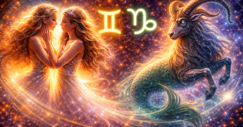 <p>When Gemini and Capricorn come together, the connection is intriguing yet complex. Gemini thrives on curiosity, ideas, and variety, while Capricorn seeks structure, stability, and long-term goals. One is light, adaptable, and playful; the other is grounded, disciplined, and goal-oriented. This pairing blends air and earth, creating opportunities for growth, learning, and personal development — but it also requires effort and compromise.</p><p>Capricorn is ruled by <strong>Saturn</strong>, symbolizing responsibility, discipline, and ambition, while Gemini is ruled by <strong>Mercury</strong>, representing communication, adaptability, and intellect. Together, they face the challenge of balancing freedom with structure, spontaneity with planning, and curiosity with practicality.</p><p>So what happens when lively Gemini meets determined Capricorn? Let’s explore love, communication, intimacy, trust, and long-term potential in this partnership of contrasts.</p><h3>Gemini–Capricorn Compatibility: Overall Dynamic</h3><p>Gemini and Capricorn approach life in fundamentally different ways. Gemini is flexible, playful, and socially curious, while Capricorn is structured, cautious, and deeply goal-oriented.</p><p><strong>Why this connection works:</strong></p><ul><li>Gemini brings adaptability, wit, and creativity</li><li>Capricorn brings discipline, reliability, and long-term vision</li><li>Mental stimulation and contrasting strengths can lead to growth</li><li>Opportunities exist to learn from each other’s approach to life</li></ul><p><strong>Potential friction points:</strong></p><ul><li>Gemini may feel restricted by Capricorn’s structure</li><li>Capricorn may find Gemini inconsistent or flighty</li><li>Differences in priorities can create tension</li></ul><p>When both signs respect and embrace their differences, the connection can become rewarding and transformative.</p><h3>Gemini and Capricorn Love Compatibility</h3><p>Love between Gemini and Capricorn is a mix of excitement and challenge.</p><p>Capricorn expresses love through loyalty, stability, and tangible acts of care. Gemini expresses love through conversation, curiosity, and playful interaction. While their styles differ, mutual fascination can develop when they appreciate each other’s strengths.</p><p><strong>What draws them together:</strong></p><ul><li>Capricorn admires Gemini’s cleverness and adaptability</li><li>Gemini is intrigued by Capricorn’s determination and reliability</li><li>Shared respect for intelligence and competence</li><li>Desire to learn from each other’s approach to life</li></ul><p><strong>Love challenges:</strong></p><ul><li>Gemini may resist Capricorn’s cautious or serious approach</li><li>Capricorn may struggle with Gemini’s need for novelty and freedom</li><li>Misalignment in emotional expression can cause misunderstandings</li></ul><p>With patience, compromise, and open communication, love can evolve into a partnership that combines excitement with stability.</p><h3>Gemini–Capricorn Relationship Dynamics</h3><p>This pairing requires balance and conscious effort.</p><p>Capricorn prefers long-term planning, responsibility, and consistency. Gemini prefers spontaneity, exploration, and social engagement. Differences in pace, priorities, and approach can create friction but also opportunities for growth.</p><p><strong>Healthy dynamics include:</strong></p><ul><li>Balancing flexibility and structure</li><li>Learning from each other’s strengths and approaches</li><li>Encouraging mutual goals while allowing personal freedom</li><li>Respecting differing priorities and communication styles</li></ul><p>When both partners value effort and understanding, the relationship can become stable, yet stimulating.</p><h3>Gemini and Capricorn Sexual Compatibility</h3><p>Intimacy between Gemini and Capricorn combines playfulness with grounded passion.</p><p>Gemini brings curiosity, creativity, and adaptability. Capricorn brings focus, patience, and emotional depth. Together, the sexual connection can be satisfying when both partners communicate needs and explore each other’s styles.</p><p><strong>Why intimacy works:</strong></p><ul><li>Capricorn appreciates Gemini’s creativity and spontaneity</li><li>Gemini admires Capricorn’s confidence and reliability</li><li>Balance of mental stimulation and emotional depth</li><li>Opportunities for learning and discovery together</li></ul><p>Clear communication, patience, and adaptability are key to a fulfilling sexual connection.</p><h3>Gemini–Capricorn Communication Style</h3><p>Communication in this pairing can be both stimulating and challenging.</p><p>Gemini thrives on playful, fast-paced dialogue, while Capricorn prefers thoughtful, structured conversations. Differences in pace and focus may lead to misunderstandings if not addressed.</p><p><strong>Communication strengths:</strong></p><ul><li>Opportunities for Gemini to learn depth and strategy</li><li>Opportunities for Capricorn to embrace flexibility and wit</li><li>Mutual respect for intelligence and problem-solving</li></ul><p><strong>Potential challenges:</strong></p><ul><li>Gemini’s scattered thoughts may frustrate Capricorn</li><li>Capricorn’s seriousness may feel restrictive to Gemini</li><li>Misunderstandings can arise if patience is lacking</li></ul><p>Active listening, compromise, and clarity are essential for healthy communication.</p><h3>Trust and Emotional Security Between Gemini and Capricorn</h3><p>Trust develops gradually in this partnership.</p><p>Capricorn values consistency, loyalty, and reliability. Gemini values honesty, freedom, and intellectual connection. Emotional security depends on respecting differences and honoring commitments.</p><p><strong>Trust grows when:</strong></p><ul><li>Gemini respects Capricorn’s need for stability and long-term planning</li><li>Capricorn allows Gemini space to explore and communicate freely</li><li>Open, honest, and consistent communication is maintained</li><li>Mutual appreciation for strengths and differences is present</li></ul><p>Without effort, differences in approach and priorities may create tension, but with understanding, trust can develop.</p><h3>Gemini and Capricorn Marriage Compatibility</h3><p>Marriage between Gemini and Capricorn requires intentional effort, patience, and respect for differences.</p><p>Capricorn seeks stability, shared goals, and a long-term plan. Gemini seeks variety, intellectual stimulation, and personal freedom. When both partners embrace each other’s approach, marriage can become a partnership of growth, learning, and mutual support.</p><p><strong>This marriage thrives when:</strong></p><ul><li>Both partners balance responsibility with flexibility</li><li>Shared goals are complemented by personal interests</li><li>Challenges are approached as opportunities to learn</li><li>Respect for individuality and contribution is maintained</li></ul><p>With mutual effort, marriage can evolve into a stable, intellectually stimulating, and emotionally rewarding union.</p><h3>Gemini and Capricorn Compatibility Percentage</h3><p><strong>Overall compatibility: 55%</strong></p><p>This connection improves when both partners:</p><ul><li>Respect differences in pace and priorities</li><li>Communicate openly and honestly</li><li>Balance freedom and commitment</li><li>Embrace challenges as opportunities for growth</li></ul><h3>Can Gemini and Capricorn Really Make It Work?</h3><p>Yes — with understanding, effort, and patience.</p><p>When Gemini respects Capricorn’s structure and Capricorn embraces Gemini’s adaptability, this pairing can become a stimulating and growth-oriented partnership, full of learning, support, and occasional adventure.</p><h3>Final Thoughts on Gemini and Capricorn Compatibility</h3><p>Gemini and Capricorn compatibility is a study in contrasts. Though differences in approach, pace, and priorities can create challenges, mutual respect, communication, and compromise turn contrast into opportunity.</p><p>When air meets earth with patience, understanding, and curiosity, the relationship becomes a unique blend of intellectual engagement, emotional growth, and practical stability.</p><p>Learn more about Capricorn Love and Gemini Love and Relationships here: <a href="https://astroscope.net/en/horoscope/capricorn/love"><strong style="text-decoration: underline;">Capricorn Love Forecast</strong></a> and <a href="https://astroscope.net/en/horoscope/gemini/love"><strong style="text-decoration: underline;">Gemini Love Forecast</strong></a>.</p>