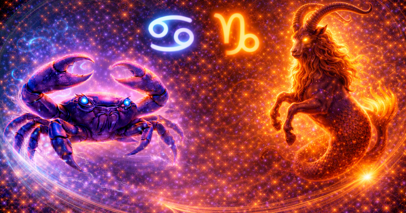 <p>When Cancer and Capricorn come together, the connection feels serious, magnetic, and purposeful. These two signs sit opposite each other on the zodiac wheel, creating a powerful pull rooted in balance, contrast, and long-term potential. Cancer represents emotional safety, intuition, and care, while Capricorn embodies responsibility, structure, and ambition. Together, they form a partnership built to last — if both are willing to understand each other’s emotional language.</p><p>Cancer is ruled by the <strong>Moon</strong>, the planet of emotions, instincts, and inner needs. Capricorn is ruled by <strong>Saturn</strong>, the planet of discipline, commitment, and life lessons. This pairing brings together heart and backbone, feeling and form, vulnerability and resilience.</p><h3>Cancer–Capricorn Compatibility: Overall Dynamic</h3><p>The Cancer–Capricorn dynamic is grounded, serious, and deeply complementary. Where Cancer leads with emotion, Capricorn leads with logic and responsibility. Though their approaches differ, their ultimate goals are remarkably aligned.</p><p><strong>What draws them together:</strong></p><ul><li>Cancer offers emotional depth, loyalty, and nurturing</li><li>Capricorn brings stability, structure, and long-term vision</li><li>Both value commitment, security, and reliability</li><li>A strong sense of purpose binds them</li></ul><p><strong>Where challenges arise:</strong></p><ul><li>Cancer may feel emotionally unseen or unsupported</li><li>Capricorn may struggle to express vulnerability</li><li>Emotional needs can clash with practical priorities</li></ul><p>When mutual respect is present, this relationship feels solid, protective, and deeply meaningful.</p><h3>Cancer and Capricorn Love Compatibility</h3><p>Love between Cancer and Capricorn grows slowly but powerfully. Neither sign rushes emotional commitment; instead, they build trust over time.</p><p>Cancer loves through care, emotional presence, and intuition. Capricorn loves through dedication, responsibility, and consistency.</p><p><strong>Why they fall for each other:</strong></p><ul><li>Cancer feels safe in Capricorn’s reliability</li><li>Capricorn is comforted by Cancer’s emotional understanding</li><li>Love feels mature, serious, and enduring</li><li>Loyalty becomes the foundation of romance</li></ul><p><strong>Love challenges include:</strong></p><ul><li>Capricorn appearing emotionally distant or reserved</li><li>Cancer feeling unappreciated or overly sensitive</li><li>Differences in expressing affection</li></ul><p>When Capricorn learns to show emotional warmth and Cancer learns to trust Capricorn’s quiet devotion, love becomes deeply fulfilling.</p><h3>Relationship Dynamics</h3><p>Cancer and Capricorn thrive when they operate as a team rather than opposing forces.</p><p><strong>Healthy dynamics include:</strong></p><ul><li>Emotional support balanced with practical planning</li><li>Clear roles and shared responsibilities</li><li>Mutual respect for emotional and professional goals</li><li>Patience during emotionally vulnerable moments</li></ul><p>Conflict arises when Capricorn prioritizes work over emotional connection or when Cancer allows emotions to override logic. Balance is achieved through empathy and structure working together.</p><h3>Sexual Compatibility</h3><p>Sexual intimacy between Cancer and Capricorn is deeply bonding, private, and emotionally powerful.</p><p><strong>Why intimacy works well:</strong></p><ul><li>Cancer brings emotional warmth and sensitivity</li><li>Capricorn brings control, depth, and endurance</li><li>Trust enhances physical closeness</li><li>Emotional safety intensifies desire</li></ul><p>Although Capricorn may appear reserved initially, intimacy becomes profound once trust is established. Cancer’s tenderness softens Capricorn’s walls, creating a deeply connected experience.</p><h3>Communication Style</h3><p>Communication between Cancer and Capricorn requires patience and emotional awareness.</p><p><strong>What works well:</strong></p><ul><li>Calm, honest conversations</li><li>Practical discussions grounded in emotional context</li><li>Respectful listening without interruption</li></ul><p><strong>What causes tension:</strong></p><ul><li>Capricorn minimizing emotional expression</li><li>Cancer communicating indirectly or emotionally</li><li>Misunderstandings around priorities</li></ul><p>When Cancer feels heard and Capricorn feels respected, communication becomes clear, effective, and supportive.</p><h3>Trust and Emotional Security</h3><p>Trust is one of the strongest aspects of this pairing when nurtured properly.</p><p><strong>Trust grows when:</strong></p><ul><li>Capricorn consistently shows up emotionally and practically</li><li>Cancer provides emotional reassurance without pressure</li><li>Promises are kept</li><li>Vulnerability is respected</li></ul><p>Once trust is broken, both signs take time to recover. Honesty and accountability are essential.</p><h3>Marriage and Long-Term Potential</h3><p>Marriage between Cancer and Capricorn holds exceptional long-term potential.</p><p><strong>This union thrives on:</strong></p><ul><li>Shared commitment to stability and growth</li><li>Emotional care paired with practical responsibility</li><li>Mutual sacrifice and dedication</li><li>Respect for tradition and future planning</li></ul><p>Cancer creates emotional home and warmth. Capricorn builds structure, security, and legacy. Together, they form a powerful, enduring partnership.</p><h3>Cancer and Capricorn Compatibility Percentage</h3><p><strong>Overall compatibility: 88%</strong></p><p>This relationship strengthens when both partners:</p><ul><li>Balance emotion with logic</li><li>Express appreciation regularly</li><li>Honor vulnerability as strength</li><li>Commit fully to growth together</li></ul><h3>Can Cancer and Capricorn Make It Work?</h3><p>Yes — this is one of the most naturally enduring zodiac pairings.</p><p>When Cancer nurtures without overgiving and Capricorn leads without emotional suppression, the bond becomes resilient, loyal, and deeply rewarding.</p><h3>Final Thoughts on Cancer and Capricorn Compatibility</h3><p>Cancer and Capricorn compatibility is about building something real — emotionally, practically, and spiritually. This relationship may not be flashy, but it is strong, secure, and deeply rooted.</p><p>When the Moon’s sensitivity meets Saturn’s strength, love becomes steady, protective, and timeless — a partnership built not just on feeling, but on purpose.</p><p>Learn more about <a href="https://astroscope.net/en/horoscope/cancer/love"><strong style="text-decoration: underline;">Cancer</strong></a><strong> </strong>and<strong> </strong><a href="https://astroscope.net/en/horoscope/capricorn/love"><strong style="text-decoration: underline;">Capricorn</strong></a><strong> </strong>Love and Relationships.</p>