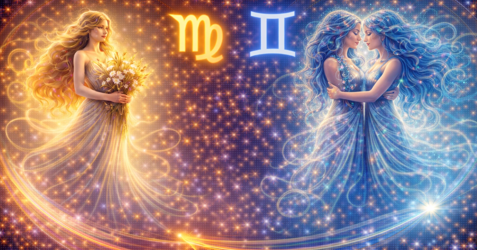 <p>When Virgo and Gemini join forces, their relationship is a <strong>fascinating interplay of intellect, curiosity, and practicality</strong>. Gemini thrives on spontaneity, conversation, and new experiences, while Virgo approaches life with caution, analytical thinking, and attention to detail. On the surface, these differences may seem challenging, but together, they create a partnership that encourages <strong>personal growth, emotional depth, and mental stimulation</strong>.</p><p>Both Virgo and Gemini are ruled by <strong>Mercury</strong>, the planet of communication, intellect, and reasoning. This shared planetary influence enhances their mental connection, allowing ideas, insights, and perspectives to flow naturally. However, their approaches differ: Gemini is flexible, curious, and sometimes scattered, whereas Virgo is precise, methodical, and focused. When they respect each other’s strengths, their differences become a <strong>source of mutual enrichment</strong> rather than conflict.</p><h3>The Overall Dynamic of Virgo and Gemini</h3><p>Virgo and Gemini share a natural curiosity, but their approach to life varies. Gemini seeks <strong>novelty, conversation, and variety</strong>, while Virgo values <strong>order, predictability, and efficiency</strong>.</p><p>This combination creates an intriguing balance:</p><ul><li><strong>Gemini brings creativity, social charm, and adaptability</strong></li><li><strong>Virgo contributes structure, organization, and attention to detail</strong></li><li>Both enjoy problem-solving, analyzing ideas, and learning continuously</li><li>The mental attraction is vibrant, energizing, and deeply engaging</li></ul><p>Potential friction points arise when Virgo perceives Gemini as inconsistent or flighty, or when Gemini feels restricted by Virgo’s cautious approach. These differences in rhythm can cause misunderstandings, but when navigated with patience and respect, the partnership becomes <strong>intellectually stimulating and mutually supportive</strong>.</p><h3>Love Between Virgo and Gemini</h3><p>Love between Virgo and Gemini is a <strong>blend of mental connection and practical affection</strong>. Virgo shows love through thoughtful actions, reliability, and attentiveness, while Gemini expresses affection through playful communication, shared experiences, and spontaneity.</p><p>The attraction forms because:</p><ul><li>Gemini admires Virgo’s intelligence, discipline, and analytical mind</li><li>Virgo is captivated by Gemini’s energy, adaptability, and charm</li><li>Shared curiosity keeps the relationship exciting and dynamic</li><li>Emotional bonds grow steadily through understanding and mutual support</li></ul><p>Challenges can arise when Virgo’s critical nature feels restrictive or when Gemini’s unpredictability causes unease. With patience, empathy, and open dialogue, love between Virgo and Gemini can develop <strong>steadily into a fulfilling and balanced connection</strong>.</p><h3>Relationship Dynamics of Virgo and Gemini</h3><p>This pairing thrives when both partners <strong>honor each other’s natural tendencies</strong>.</p><ul><li>Gemini enjoys exploration, novelty, and adaptability</li><li>Virgo prefers structure, planning, and practical solutions</li><li>Conflicts often stem from differences in pacing, priorities, or communication style</li></ul><p>Healthy dynamics include:</p><ul><li>Recognizing and valuing each other’s strengths</li><li>Combining creativity with practicality to solve problems</li><li>Supporting one another’s goals while respecting individuality</li><li>Allowing space for freedom and personal growth</li></ul><p>When both signs work together, the relationship evolves into a <strong>harmonious balance of excitement and stability</strong>, stimulating growth without sacrificing emotional security.</p><h3>Sexual Compatibility of Virgo and Gemini</h3><p>Intimacy between Virgo and Gemini is <strong>thoughtful, curious, and engaging</strong>.</p><ul><li>Virgo seeks closeness grounded in trust, attentiveness, and emotional safety</li><li>Gemini brings playfulness, spontaneity, and inventive approaches</li><li>Mutual mental stimulation strengthens physical connection</li><li>Virgo appreciates Gemini’s creativity and adaptability</li><li>Gemini enjoys Virgo’s careful, considerate attention</li></ul><p>Patience, communication, and adaptability are essential to sustaining desire, ensuring a <strong>lasting, satisfying sexual bond</strong>.</p><h3>Communication Between Virgo and Gemini</h3><p>Communication is a <strong>key strength of this pairing</strong>, thanks to Mercury’s influence.</p><ul><li>Gemini thrives on exchanging ideas, exploring possibilities, and lively conversation</li><li>Virgo excels at clarity, logical analysis, and thoughtful feedback</li></ul><p>Strengths include:</p><ul><li>Engaging intellectual discussions and debates</li><li>Collaborative problem-solving</li><li>Appreciation for each other’s insights and perspectives</li></ul><p>Potential issues arise when Virgo’s critical nature feels stifling or when Gemini’s scattered energy frustrates Virgo’s need for order. By prioritizing empathy, clarity, and constructive dialogue, <strong>communication becomes a source of connection and trust</strong>.</p><h3>Trust and Emotional Security</h3><p>Trust develops gradually but forms a strong foundation.</p><ul><li>Virgo values reliability, consistency, and integrity</li><li>Gemini values freedom, flexibility, and honesty</li></ul><p>Trust grows when:</p><ul><li>Gemini follows through on commitments</li><li>Virgo respects independence and space</li><li>Both partners communicate expectations clearly</li><li>Intellectual honesty and emotional attentiveness are present</li></ul><p>Differences in approach can create temporary insecurity, but with patience and mutual respect, <strong>trust solidifies, making the relationship stable and resilient</strong>.</p><h3>Marriage and Long-Term Potential</h3><p>A Virgo–Gemini marriage requires <strong>conscious effort, balance, and mutual understanding</strong>.</p><ul><li>Virgo seeks security, structure, and careful planning</li><li>Gemini seeks engagement, novelty, and mental stimulation</li></ul><p>This union flourishes when:</p><ul><li>Both partners encourage personal growth and learning</li><li>Freedom and stability are balanced</li><li>Communication and respect for individuality are prioritized</li><li>Conflicts are addressed constructively</li></ul><p>With these elements, marriage becomes a <strong>partnership full of intellectual collaboration, emotional depth, and practical support</strong>, creating long-term satisfaction and growth.</p><h3>Virgo and Gemini Compatibility Percentage</h3><p><strong>Overall compatibility: 72%</strong></p><p>This pairing succeeds when both partners communicate openly, appreciate differences, and combine creativity with practicality, supporting one another without imposing control.</p><h3>Can Virgo and Gemini Make It Work?</h3><p>Yes — with patience, effort, and awareness. When Gemini embraces consistency and reliability, and Virgo allows curiosity and flexibility, the relationship becomes <strong>intellectually stimulating, emotionally rewarding, and practically balanced</strong>.</p><h3>Final Thoughts on Virgo and Gemini Compatibility</h3><p>Virgo and Gemini compatibility is a <strong>thoughtful fusion of intellect, practicality, and curiosity</strong>. This relationship encourages both signs to <strong>adapt, challenge, and grow</strong> together positively. When air gently moves around grounded earth, the bond becomes <strong>balanced, harmonious, and enduring</strong>, creating a fulfilling and lasting connection.</p><p>Learn more about <a href="https://astroscope.net/en/horoscope/virgo/love"><strong style="text-decoration: underline;">Virgo Love Forecast</strong></a> and <a href="https://astroscope.net/en/horoscope/gemini/love"><strong style="text-decoration: underline;">Gemini Love Forecast</strong></a>.</p>