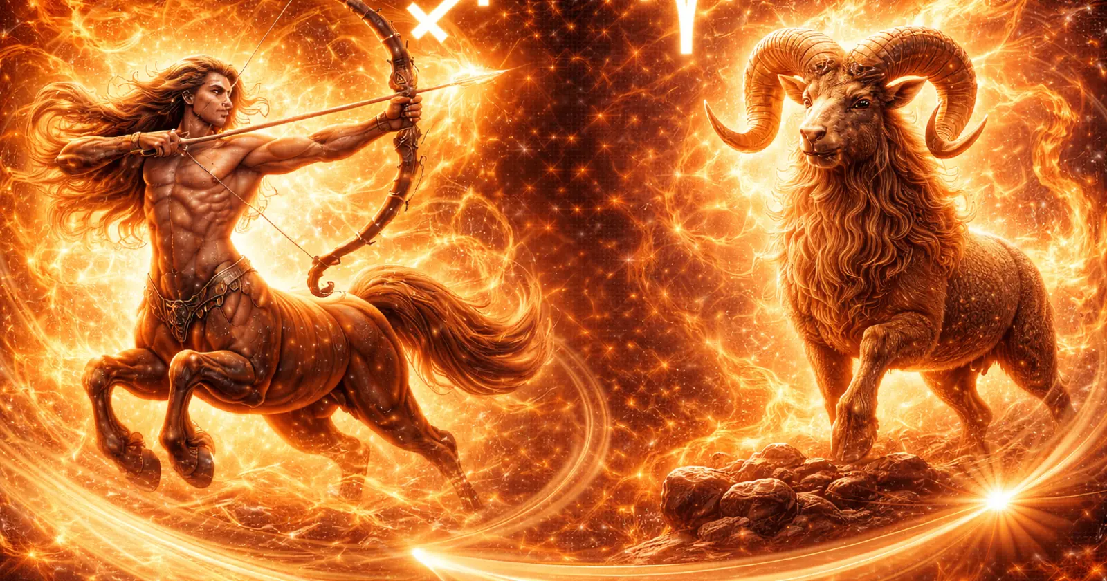 <p>When Sagittarius and Aries come together, the connection is immediate, exhilarating, and impossible to ignore. Both are fire signs, meaning they thrive on action, energy, and enthusiasm. Aries charges forward with courage and boldness, while Sagittarius seeks adventure, meaning, and personal growth. Together, they create a relationship filled with spontaneity, excitement, and constant exploration.</p><p>Aries is ruled by Mars — the planet of action, courage, and initiative. Sagittarius is ruled by Jupiter — the planet of expansion, optimism, and adventure. This pairing isn’t just about attraction; it’s about shared journeys, mutual inspiration, and the thrill of exploring life together. When these two meet, the connection often feels instant and natural, like kindred spirits who understand each other’s need for freedom, action, and growth.</p><h3>Sagittarius and Aries: The Overall Dynamic</h3><p>The Sagittarius–Aries dynamic is energetic, adventurous, and endlessly exciting.</p><p><strong>Strengths of this pairing:</strong></p><ul><li>Both value independence, freedom, and personal growth</li><li>Shared enthusiasm makes everyday life exciting</li><li>Natural optimism and positivity fuel the relationship</li><li>Mental and physical chemistry is immediate and strong</li></ul><p><strong>Potential challenges:</strong></p><ul><li>Both can be impulsive, leading to disagreements or risky decisions</li><li>Aries’ intensity may clash with Sagittarius’ need for space</li><li>Differences in patience and commitment styles can create tension</li></ul><p>When both partners respect each other’s freedom and pace, this relationship thrives on mutual excitement, exploration, and shared growth.</p><h3>Sagittarius and Aries Love Compatibility</h3><p>Love between Sagittarius and Aries is passionate, adventurous, and inspiring.</p><p><strong>Why attraction forms:</strong></p><ul><li>Shared values: honesty, freedom, and optimism</li><li>Mutual inspiration: both encourage each other to take risks and grow</li><li>Thrill of adventure: life together is an ongoing journey</li><li>Natural passion that feels effortless and exhilarating</li></ul><p><strong>Love challenges:</strong></p><ul><li>Aries may seek intensity while Sagittarius seeks independence</li><li>Both signs can act impulsively, leading to misunderstandings</li><li>Fear of commitment may appear if either feels restricted</li></ul><p>With open communication, respect for personal space, and shared adventures, love between Sagittarius and Aries becomes bold, exciting, and deeply rewarding.</p><h3>Sagittarius and Aries Relationship Dynamics</h3><p>This relationship thrives on excitement, mutual respect, and shared goals.</p><p><strong>Healthy dynamics include:</strong></p><ul><li>Both partners encourage independence while supporting one another</li><li>Shared enthusiasm for life creates joy and positivity</li><li>Mutual honesty and openness strengthen trust</li><li>Adventures, laughter, and curiosity bind the couple together</li></ul><p><strong>Challenges:</strong></p><ul><li>Impulsiveness may lead to conflicts or reckless decisions</li><li>Differences in emotional expression may cause misunderstandings</li><li>Both need to balance personal freedom with emotional closeness</li></ul><p>By embracing patience, respect, and shared growth, the Sagittarius–Aries partnership becomes vibrant, enduring, and mutually inspiring.</p><h3>Sagittarius and Aries Sexual Compatibility</h3><p>Intimacy between Sagittarius and Aries is playful, passionate, and full of energy.</p><p><strong>Why sexual chemistry works:</strong></p><ul><li>Both are adventurous, eager, and enthusiastic</li><li>Physical attraction is strong and immediate</li><li>Willingness to experiment and embrace spontaneity</li><li>Sexual connection reinforces emotional closeness and trust</li></ul><p><strong>Challenges:</strong></p><ul><li>Aries’ intensity may occasionally overwhelm Sagittarius’ need for space</li><li>Both need to communicate desires openly to prevent misunderstandings</li></ul><p>When nurtured, sexual intimacy becomes an exciting, fulfilling, and deeply bonding experience.</p><h3>Communication Between Sagittarius and Aries</h3><p>Communication is open, direct, and energized with curiosity.</p><p><strong>Strengths:</strong></p><ul><li>Both value honesty and clarity in conversations</li><li>Playful banter and humor ease tensions</li><li>Ideas and plans are exchanged freely and enthusiastically</li></ul><p><strong>Challenges:</strong></p><ul><li>Impulsive comments may lead to minor arguments</li><li>Differences in pace or emotional depth may require adjustment</li></ul><p>Active listening, patience, and humor help maintain harmony and ensure communication strengthens the relationship.</p><h3>Trust, Growth, and Emotional Safety</h3><p>Trust develops naturally when both partners act with integrity and respect for independence.</p><p><strong>How trust strengthens:</strong></p><ul><li>Actions match words consistently</li><li>Personal boundaries are honored</li><li>Support is given without pressure or judgment</li></ul><p><strong>Challenges:</strong></p><ul><li>Impulsiveness or misunderstandings can briefly test trust</li><li>Jealousy is rare but possible if one feels restricted</li></ul><p>When both maintain transparency, respect, and patience, trust becomes the foundation of a long-lasting and fulfilling bond.</p><h3>Sagittarius and Aries Marriage and Long-Term Potential</h3><p>A long-term union between Sagittarius and Aries thrives on adventure, shared vision, and mutual encouragement.</p><p><strong>Marriage thrives when:</strong></p><ul><li>Both embrace optimism, growth, and freedom</li><li>Conflicts are approached with humor, honesty, and understanding</li><li>Individuality and personal goals are respected</li></ul><p><strong>Long-term benefits:</strong></p><ul><li>Lifelong adventures and shared experiences</li><li>Growth through mutual inspiration and encouragement</li><li>A passionate, energetic, and fulfilling partnership</li></ul><p>With effort, awareness, and shared enthusiasm, Sagittarius and Aries can build a marriage that is exciting, deeply connected, and enduring.</p><h3>Sagittarius and Aries Compatibility Percentage</h3><p><strong>Overall compatibility: 85%</strong></p><p>This fiery pairing excels when mutual respect, honesty, and adventure guide their connection.</p><h3>Can Sagittarius and Aries Really Make It Work?</h3><p>Absolutely — with shared energy, understanding, and a love for life’s adventures.</p><p>When Aries tempers boldness with empathy and Sagittarius balances independence with emotional closeness, this duo becomes one of the most exciting and inspiring zodiac pairings. Differences enhance growth, spark passion, and create lifelong connection.</p><h3>Final Thoughts on Sagittarius and Aries Compatibility</h3><p>Sagittarius and Aries compatibility is a fiery, adventurous, and inspiring connection. Life together is an ongoing journey of laughter, growth, and passion.</p><p>When fire meets fire with mutual respect, curiosity, and freedom, this relationship becomes thrilling, fulfilling, and endlessly transformative. Aries inspires courage and action, Sagittarius inspires optimism and expansion, and together they experience a bond full of life, excitement, and limitless potential.</p><p>Learn more about <a href="https://astroscope.net/en/horoscope/aries/love"><strong style="text-decoration: underline;">Aries</strong></a> and <a href="https://astroscope.net/en/horoscope/sagittarius/love"><strong style="text-decoration: underline;">Sagittarius</strong></a> Love Forecasts for deeper insights into this adventurous pairing.</p>