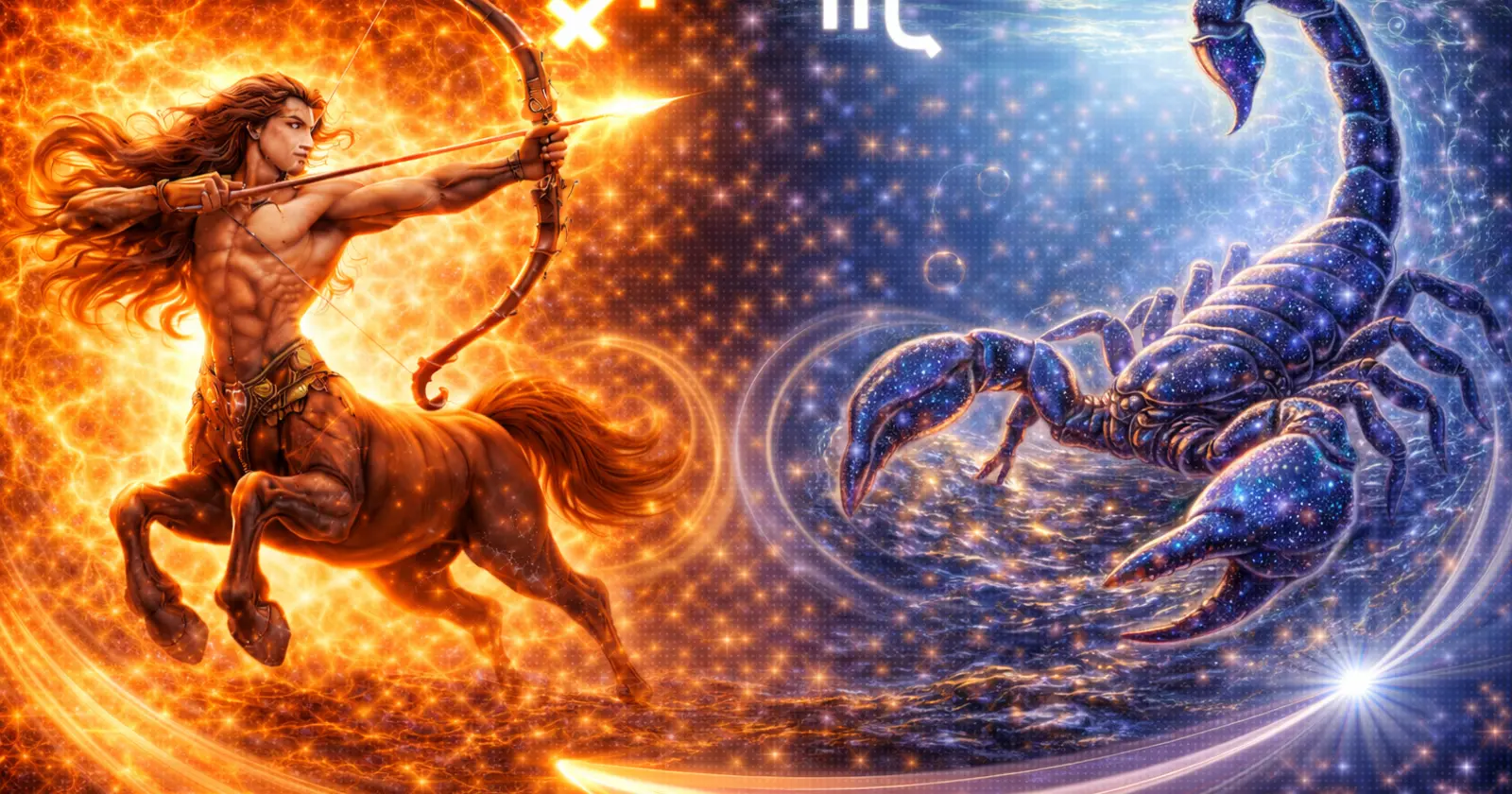 <p>When Sagittarius and Scorpio come together, their relationship is dynamic, thrilling, and transformative. Scorpio brings emotional depth, loyalty, and intensity, while Sagittarius contributes optimism, curiosity, and a love of freedom. One navigates life through emotional insight and intuition, while the other thrives on adventure, exploration, and philosophical growth. Together, they balance passion with spontaneity, depth with freedom, and emotional intensity with a desire for personal development.</p><p>Scorpio is ruled by Pluto (and traditionally Mars), symbolizing transformation, power, and emotional depth. Sagittarius is ruled by Jupiter, representing expansion, adventure, and higher learning. When these energies meet, they create a relationship that is both challenging and exhilarating, requiring trust, patience, and a willingness to embrace each other’s differences.</p><h3>Sagittarius and Scorpio: Overall Dynamic</h3><p>The Sagittarius–Scorpio pairing combines intensity with freedom, producing a relationship full of passion, exploration, and growth.</p><p><strong>Strengths of this pairing:</strong></p><ul><li>Scorpio’s emotional depth complements Sagittarius’ adventurous spirit</li><li>Both value honesty, authenticity, and personal integrity</li><li>Mutual fascination and curiosity encourage learning and self-growth</li><li>Dynamic energy emerges from balancing intensity and optimism</li></ul><p><strong>Potential challenges:</strong></p><ul><li>Scorpio may feel unsettled by Sagittarius’ need for independence</li><li>Sagittarius may find Scorpio’s intensity overwhelming</li><li>Differences in emotional approaches and expectations can create tension</li></ul><p><strong>How the relationship thrives:</strong></p><ul><li>Scorpio respects Sagittarius’ need for freedom without withdrawing emotionally</li><li>Sagittarius embraces Scorpio’s depth and intensity</li><li>Open dialogue about feelings, boundaries, and expectations</li><li>Both partners approach differences as opportunities for growth</li></ul><p>With understanding and mutual respect, this pairing transforms challenges into opportunities for connection, personal development, and lasting attraction.</p><h3>Sagittarius and Scorpio Love Compatibility</h3><p>Love between Sagittarius and Scorpio is passionate, exciting, and transformative.</p><p><strong>Why attraction forms:</strong></p><ul><li>Scorpio admires Sagittarius’ courage, optimism, and freedom-loving nature</li><li>Sagittarius is drawn to Scorpio’s emotional loyalty, intensity, and insight</li><li>The combination of adventure and emotional depth creates fascination and intrigue</li><li>Love feels both thrilling and deeply rewarding</li></ul><p><strong>Challenges in love:</strong></p><ul><li>Scorpio may struggle with Sagittarius’ need for independence</li><li>Sagittarius may resist Scorpio’s desire for closeness or control</li><li>Misunderstandings can occur due to contrasting communication styles</li></ul><p><strong>How love thrives:</strong></p><ul><li>Honest, empathetic communication</li><li>Balancing emotional intensity with freedom and space</li><li>Embracing each other’s strengths while addressing vulnerabilities</li><li>Cultivating trust, curiosity, and shared experiences</li></ul><p>When nurtured with care and understanding, love between Sagittarius and Scorpio becomes both liberating and profoundly bonding.</p><h3>Sagittarius and Scorpio Relationship Dynamics</h3><p>The partnership functions best when differences are acknowledged and embraced.</p><p><strong>Healthy dynamics include:</strong></p><ul><li>Scorpio offers emotional insight, focus, and loyalty</li><li>Sagittarius contributes optimism, curiosity, and adventurous energy</li><li>Shared goals and mutual support guide decision-making</li><li>Open dialogue about needs, boundaries, and expectations</li></ul><p><strong>Challenges:</strong></p><ul><li>Scorpio’s intensity may clash with Sagittarius’ freedom-loving nature</li><li>Sagittarius may avoid emotionally heavy situations</li><li>Power struggles or jealousy can emerge if boundaries are unclear</li></ul><p><strong>How to maintain balance:</strong></p><ul><li>Prioritize curiosity, trust, and emotional understanding</li><li>Embrace differences as opportunities for growth rather than obstacles</li><li>Support each other’s independence while nurturing emotional connection</li></ul><p>When both partners honor individuality and shared values, the relationship becomes passionate, adventurous, and deeply fulfilling.</p><h3>Sagittarius and Scorpio Sexual Compatibility</h3><p>Intimacy is thrilling, passionate, and transformative.</p><p><strong>Why sexual chemistry works:</strong></p><ul><li>Scorpio brings depth, focus, and emotional intensity</li><li>Sagittarius adds playfulness, adventure, and spontaneity</li><li>Mutual curiosity enhances exploration and satisfaction</li><li>Passion is fueled by complementary energies</li></ul><p><strong>Challenges:</strong></p><ul><li>Scorpio may desire more emotional connection than Sagittarius initially provides</li><li>Sagittarius may resist intense emotional entanglement, prioritizing freedom</li></ul><p><strong>How intimacy thrives:</strong></p><ul><li>Communicate openly about desires, boundaries, and needs</li><li>Respect each other’s emotional and physical approaches</li><li>Combine intensity with adventure for a deeply satisfying sexual connection</li><li>Balance emotional closeness with freedom and playful exploration</li></ul><p>When nurtured, intimacy strengthens both emotional and physical bonds, making the relationship exciting, transformative, and rewarding.</p><h3>Communication Between Sagittarius and Scorpio</h3><p>Effective communication blends depth with curiosity.</p><p><strong>Strengths:</strong></p><ul><li>Scorpio communicates with insight, loyalty, and emotional clarity</li><li>Sagittarius communicates with openness, honesty, and philosophical perspective</li><li>Conversations encourage mutual understanding, learning, and personal growth</li></ul><p><strong>Challenges:</strong></p><ul><li>Scorpio may become controlling if misunderstood</li><li>Sagittarius may appear detached or resistant to emotionally heavy discussions</li><li>Misalignment can occur if boundaries and expectations are unclear</li></ul><p><strong>Tips for effective communication:</strong></p><ul><li>Practice active listening, patience, and empathy</li><li>Validate each other’s perspective while expressing needs clearly</li><li>Use humor, curiosity, and honesty to strengthen connection</li></ul><p>Strong communication allows this pairing to navigate differences, grow together, and maintain a deep emotional bond.</p><h3>Trust and Emotional Security</h3><p>Trust is key to balancing intensity and freedom.</p><p><strong>How trust develops:</strong></p><ul><li>Scorpio respects Sagittarius’ independence while seeking loyalty</li><li>Sagittarius honors Scorpio’s depth without feeling restricted</li><li>Transparency, honesty, and reliability reinforce emotional security</li></ul><p><strong>Challenges:</strong></p><ul><li>Jealousy, fear, or control issues may test trust</li><li>Emotional extremes can temporarily destabilize the relationship</li></ul><p>With mutual effort, trust becomes the foundation for a resilient, adventurous, and deeply connected partnership.</p><h3>Sagittarius and Scorpio Marriage and Long-Term Potential</h3><p>Marriage combines passion with adventure, depth, and personal growth.</p><p><strong>Keys to a thriving marriage:</strong></p><ul><li>Balance emotional intensity with freedom</li><li>Prioritize honesty, curiosity, and mutual support</li><li>Resolve conflicts through compromise, empathy, and understanding</li><li>Support each other’s personal and shared goals</li></ul><p><strong>Long-term benefits:</strong></p><ul><li>Passionate, adventurous, and deeply bonded union</li><li>Continuous personal and emotional growth</li><li>Lifelong fascination, loyalty, and discovery</li><li>A relationship rich in trust, excitement, and transformation</li></ul><p>With conscious effort, Sagittarius and Scorpio can build a marriage that is vibrant, passionate, and enduring.</p><h3>Sagittarius and Scorpio Compatibility Percentage</h3><p><strong>Overall compatibility: 70%</strong></p><p>This relationship thrives when both partners communicate openly, respect differences, and balance emotional intensity with freedom and adventure.</p><h3>Can Sagittarius and Scorpio Make It Work?</h3><p>Yes — success requires patience, empathy, and willingness to grow together.</p><p>When Scorpio tempers intensity with respect for freedom and Sagittarius embraces emotional depth, this pairing becomes exciting, transformative, and deeply fulfilling.</p><h3>Final Thoughts on Sagittarius and Scorpio Compatibility</h3><p>Sagittarius and Scorpio compatibility is a powerful mix of passion, adventure, and emotional exploration. This relationship challenges both partners to grow, communicate openly, and embrace differences.</p><p>When fire meets water with trust and curiosity, the bond becomes stimulating, transformative, and enduring — full of excitement, loyalty, and profound personal and relational growth.</p><p>Learn more about <a href="https://astroscope.net/en/horoscope/sagittarius/love"><strong style="text-decoration: underline;">Sagittarius Love Horoscope</strong></a> and <a href="https://astroscope.net/en/horoscope/scorpio/love"><strong style="text-decoration: underline;">Scorpio Love Horoscope</strong></a>.</p>