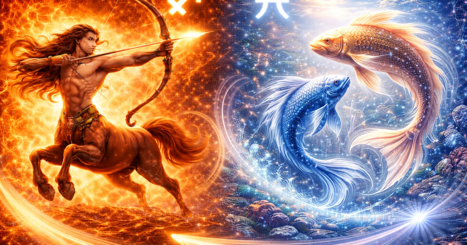 <p>When Sagittarius and Pisces come together, the relationship is both adventurous and emotionally enriching. Sagittarius brings optimism, exploration, and a love of freedom, while Pisces contributes sensitivity, empathy, and intuitive understanding. One seeks adventure and discovery, the other seeks emotional depth and connection. Together, they create a bond where exploration meets soulfulness, adventure meets compassion, and growth becomes both personal and shared.</p><p>Sagittarius is ruled by Jupiter, the planet of expansion, optimism, and philosophical exploration, while Pisces is ruled by Neptune (and traditionally Jupiter), symbolizing intuition, dreams, and spiritual awareness. This pairing blends freedom with empathy, enthusiasm with sensitivity, and exploration with emotional insight. When both partners honor each other’s differences, Sagittarius and Pisces can enjoy a relationship that is adventurous, nurturing, and transformative.</p><h3>Sagittarius and Pisces: Overall Dynamic</h3><p>The Sagittarius–Pisces dynamic is imaginative, inspiring, and full of complementary contrasts.</p><p><strong>Strengths of this pairing:</strong></p><ul><li>Sagittarius brings energy, optimism, and adventurous curiosity</li><li>Pisces offers empathy, intuition, and emotional depth</li><li>Both value personal growth, meaningful experiences, and shared exploration</li><li>Mutual fascination encourages learning, discovery, and emotional expansion</li></ul><p><strong>Potential challenges:</strong></p><ul><li>Sagittarius’ need for freedom may clash with Pisces’ desire for closeness</li><li>Pisces’ emotional sensitivity may feel overwhelming or unpredictable to Sagittarius</li><li>Differences in approach to life, priorities, or decision-making can create tension</li></ul><p><strong>How the relationship thrives:</strong></p><ul><li>Balancing adventure with emotional attunement</li><li>Respecting each other’s pace, needs, and emotional boundaries</li><li>Engaging in shared adventures while nurturing emotional closeness</li><li>Transforming differences into opportunities for growth and understanding</li></ul><p>With patience and mutual respect, this pairing becomes both exhilarating and emotionally fulfilling.</p><h3>Sagittarius and Pisces Love Compatibility</h3><p>Love between Sagittarius and Pisces is playful, inspiring, and emotionally transformative.</p><p><strong>Why attraction forms:</strong></p><ul><li>Sagittarius admires Pisces’ compassion, imagination, and gentle nature</li><li>Pisces is drawn to Sagittarius’ optimism, courage, and adventurous spirit</li><li>Shared curiosity, empathy, and openness create a strong emotional bond</li><li>Emotional and philosophical connection deepens mutual respect and fascination</li></ul><p><strong>Challenges in love:</strong></p><ul><li>Sagittarius may feel constrained by Pisces’ need for closeness or emotional intensity</li><li>Pisces may feel uncertain about Sagittarius’ independence or adventurous tendencies</li><li>Misunderstandings can arise if emotional needs and expectations are not openly discussed</li></ul><p><strong>How love thrives:</strong></p><ul><li>Open and honest communication about emotions, desires, and boundaries</li><li>Balancing exploration with emotional nurturing</li><li>Supporting each other’s personal growth while enjoying shared experiences</li><li>Maintaining trust, respect, and understanding in challenging moments</li></ul><p>When approached consciously, love between Sagittarius and Pisces becomes emotionally rewarding, expansive, and deeply transformative.</p><h3>Sagittarius and Pisces Relationship Dynamics</h3><p>This pairing thrives when adventure and emotion are honored equally.</p><p><strong>Healthy dynamics include:</strong></p><ul><li>Sagittarius inspiring exploration, optimism, and curiosity</li><li>Pisces contributing empathy, intuition, and emotional insight</li><li>Mutual respect for differences and appreciation of complementary strengths</li><li>Engaging in shared adventures while nurturing emotional closeness</li></ul><p><strong>Challenges:</strong></p><ul><li>Sagittarius’ blunt honesty or impulsive nature may unsettle sensitive Pisces</li><li>Pisces’ emotional intensity or indecision may frustrate freedom-loving Sagittarius</li><li>Differences in priorities or pacing require patience and understanding</li></ul><p><strong>How to maintain balance:</strong></p><ul><li>Prioritize emotional awareness and open dialogue</li><li>Celebrate both adventure and nurturing moments</li><li>Support each other’s individuality while cultivating intimacy</li><li>Use curiosity, humor, and empathy to navigate challenges</li></ul><p>With awareness, patience, and mutual respect, this partnership becomes adventurous, emotionally enriching, and deeply satisfying.</p><h3>Sagittarius and Pisces Sexual Compatibility</h3><p>Sexual intimacy between Sagittarius and Pisces is imaginative, passionate, and emotionally connective.</p><p><strong>Why intimacy works:</strong></p><ul><li>Sagittarius brings adventurousness, enthusiasm, and playful energy</li><li>Pisces contributes sensitivity, empathy, and intuitive connection</li><li>Sexual experiences are explorative, emotionally meaningful, and mutually satisfying</li><li>Trust and communication enhance both physical and emotional intimacy</li></ul><p><strong>Challenges:</strong></p><ul><li>Sagittarius may occasionally underestimate Pisces’ need for emotional closeness</li><li>Pisces may require reassurance when Sagittarius seeks freedom or novelty</li><li>Patience and open dialogue are essential to align desires and expectations</li></ul><p><strong>How intimacy thrives:</strong></p><ul><li>Embrace emotional openness alongside playful exploration</li><li>Communicate desires, boundaries, and fantasies honestly</li><li>Combine spontaneity with sensitivity for deeply rewarding connection</li><li>Celebrate the balance of adventure and emotion in sexual expression</li></ul><p>When nurtured, sexual intimacy strengthens emotional trust and deepens overall connection.</p><h3>Communication Between Sagittarius and Pisces</h3><p>Communication in this pairing blends enthusiasm with empathy, curiosity with intuition.</p><p><strong>Strengths:</strong></p><ul><li>Sagittarius communicates openly, energetically, and honestly</li><li>Pisces communicates with emotional insight, intuition, and sensitivity</li><li>Conversations foster mutual understanding, emotional growth, and shared exploration</li><li>Dialogue encourages both learning and emotional bonding</li></ul><p><strong>Challenges:</strong></p><ul><li>Sagittarius’ directness may unintentionally hurt sensitive Pisces</li><li>Pisces’ tendency to withdraw or overanalyze may frustrate Sagittarius</li><li>Misunderstandings can arise if emotional needs are unclear or unspoken</li></ul><p><strong>Tips for effective communication:</strong></p><ul><li>Listen actively with empathy and patience</li><li>Balance honesty with consideration and understanding</li><li>Encourage emotional openness alongside adventurous discussion</li><li>Validate perspectives while expressing individual needs clearly</li></ul><p>Strong communication transforms differences into opportunities for growth, connection, and understanding.</p><h3>Trust and Emotional Security</h3><p>Trust develops when honesty, empathy, and freedom coexist.</p><p><strong>How trust grows:</strong></p><ul><li>Sagittarius respects Pisces’ emotional depth while maintaining independence</li><li>Pisces honors Sagittarius’ adventurous spirit while nurturing intimacy</li><li>Emotional security strengthens through transparency, reassurance, and mutual understanding</li></ul><p><strong>Challenges:</strong></p><ul><li>Sagittarius’ need for freedom may create temporary insecurity for Pisces</li><li>Pisces’ sensitivity may require extra reassurance and attention</li><li>Patience, consistent communication, and empathy are essential</li></ul><p>With effort, trust becomes the foundation for a relationship that is both free-spirited and emotionally secure.</p><h3>Sagittarius and Pisces Marriage and Long-Term Potential</h3><p>Marriage between Sagittarius and Pisces blends adventure, emotional depth, and shared growth.</p><p><strong>Keys to a thriving marriage:</strong></p><ul><li>Encourage exploration, creativity, and personal growth</li><li>Balance freedom with emotional closeness and nurturing</li><li>Resolve conflicts with patience, empathy, and understanding</li><li>Celebrate shared values, experiences, and dreams</li></ul><p><strong>Long-term benefits:</strong></p><ul><li>A union full of adventure, emotional richness, and inspiration</li><li>Emotional connection grows alongside shared learning and exploration</li><li>Life together is stimulating, supportive, and deeply rewarding</li><li>A partnership that fosters mutual growth, creativity, and joy</li></ul><p>With conscious effort, Sagittarius and Pisces can create a marriage that is passionate, emotionally enriching, and enduring.</p><h3>Sagittarius and Pisces Compatibility Percentage</h3><p><strong>Overall compatibility: 75%</strong></p><p>This relationship thrives when both partners embrace differences, communicate openly, and balance freedom with emotional connection.</p><h3>Can Sagittarius and Pisces Make It Work?</h3><p>Yes — with awareness, patience, and emotional honesty.</p><p>When Sagittarius tempers impulsiveness with sensitivity and Pisces embraces adventure alongside emotional depth, this pairing becomes exciting, transformative, and profoundly fulfilling.</p><h3>Final Thoughts on Sagittarius and Pisces Compatibility</h3><p>Sagittarius–Pisces compatibility is a balance of adventure, emotional richness, and mutual growth. Sagittarius brings exploration, optimism, and spontaneity, while Pisces contributes intuition, empathy, and compassion. Together, they cultivate a bond that is both inspiring and emotionally rewarding.</p><p>When fire meets water with trust, patience, and understanding, the relationship becomes transformative, enduring, and full of shared discovery — a union where freedom and emotion coexist in harmony.</p><p>Learn more about <a href="https://astroscope.net/en/horoscope/sagittarius/love"><strong style="text-decoration: underline;">Sagittarius Love Horoscope</strong></a> and <a href="https://astroscope.net/en/horoscope/pisces/love"><strong style="text-decoration: underline;">Pisces Love Horoscope</strong></a>.</p>