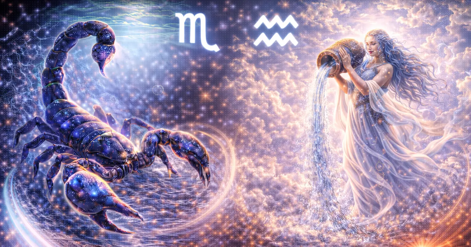 <p>When Scorpio and Aquarius come together, the connection is electrifying, complex, and transformative. Scorpio brings emotional depth, passion, and intensity, while Aquarius brings intellectual curiosity, independence, and innovative thinking. One seeks profound emotional connection; the other seeks freedom and mental stimulation. Together, water meets air — creating a relationship that is both exciting and challenging, filled with growth, fascination, and occasional tension.</p><p>Scorpio is ruled by Pluto (and traditionally Mars), symbolizing transformation, power, and emotional insight. Aquarius is ruled by Uranus (and Saturn’s influence), representing originality, innovation, and freedom. When these energies meet, they form a unique dynamic: Scorpio’s emotional magnetism intrigues Aquarius, while Aquarius’ independent, visionary mindset fascinates Scorpio. The relationship thrives when curiosity meets emotional authenticity, and when both partners respect each other’s vastly different approaches to life.</p><h3>Scorpio and Aquarius: The Overall Dynamic</h3><p>The Scorpio–Aquarius pairing combines emotional intensity with intellectual exploration, creating a connection that is magnetic, unpredictable, and deeply engaging.</p><p><strong>Strengths of this pairing:</strong></p><ul><li>Scorpio provides emotional depth, loyalty, and transformative energy</li><li>Aquarius brings originality, vision, and independent thinking</li><li>Mutual fascination and challenge keep the relationship dynamic</li><li>Both are passionate in their own ways and value authenticity</li></ul><p><strong>Potential challenges:</strong></p><ul><li>Scorpio’s intensity may feel controlling to independent Aquarius</li><li>Aquarius’ detachment can feel cold or distant to sensitive Scorpio</li><li>Differing emotional and social priorities may create tension</li></ul><p>When both partners embrace patience, communication, and mutual curiosity, this connection becomes deeply rewarding and intellectually and emotionally stimulating.</p><h3>Scorpio and Aquarius Love Compatibility</h3><p>Love between Scorpio and Aquarius is intense, unconventional, and transformative.</p><p><strong>Why attraction forms:</strong></p><ul><li>Scorpio admires Aquarius’ originality, vision, and unconventional charm</li><li>Aquarius is drawn to Scorpio’s emotional intensity, depth, and magnetism</li><li>Mutual fascination fuels romance, intrigue, and long-term curiosity</li><li>Love feels intense, unpredictable, and intellectually stimulating</li></ul><p><strong>Love challenges:</strong></p><ul><li>Scorpio may crave emotional closeness that Aquarius resists</li><li>Aquarius may resist Scorpio’s intensity and desire for control</li><li>Misunderstandings can arise if emotional needs and independence are not balanced</li></ul><p>With conscious effort, love between these signs becomes a dynamic combination of emotional passion, intellectual connection, and mutual respect.</p><h3>Scorpio and Aquarius Relationship Dynamics</h3><p>The relationship between Scorpio and Aquarius thrives when differences are celebrated, and individual strengths are honored.</p><p><strong>Healthy dynamics include:</strong></p><ul><li>Scorpio offers emotional insight, passion, and transformative energy</li><li>Aquarius contributes creativity, independence, and visionary thinking</li><li>Both respect individuality while exploring shared experiences</li><li>Intellectual engagement complements emotional intensity</li></ul><p><strong>Challenges:</strong></p><ul><li>Scorpio may feel frustrated by Aquarius’ detachment or unpredictability</li><li>Aquarius may feel pressured by Scorpio’s desire for emotional intensity</li><li>Conflicts can arise from different approaches to intimacy, loyalty, and emotional expression</li></ul><p>By embracing mutual curiosity, open communication, and understanding, this partnership becomes deeply stimulating, transformative, and surprisingly harmonious.</p><h3>Scorpio and Aquarius Sexual Compatibility</h3><p>Intimacy between Scorpio and Aquarius is magnetic, unconventional, and electrifying.</p><p><strong>Why sexual chemistry works:</strong></p><ul><li>Scorpio brings emotional depth, intensity, and passion</li><li>Aquarius brings originality, adventure, and openness to experimentation</li><li>Mutual fascination heightens desire, curiosity, and connection</li><li>Physical intimacy strengthens emotional and intellectual bonds</li></ul><p><strong>Challenges:</strong></p><ul><li>Scorpio may crave deeper emotional fusion than Aquarius initially offers</li><li>Aquarius may resist predictable patterns, requiring flexibility and experimentation</li><li>Communication about needs, boundaries, and desires is essential</li></ul><p>When nurtured, their sexual relationship becomes a mix of emotional depth, creativity, and transformative pleasure.</p><h3>Communication Between Scorpio and Aquarius</h3><p>Communication is a critical factor in balancing the emotional and intellectual energies of this pairing.</p><p><strong>Strengths:</strong></p><ul><li>Scorpio communicates with depth, honesty, and emotional perception</li><li>Aquarius communicates with vision, originality, and independence</li><li>Both enjoy meaningful dialogue that challenges their perspectives</li><li>Conversations stimulate growth, curiosity, and mutual fascination</li></ul><p><strong>Challenges:</strong></p><ul><li>Scorpio may feel ignored or misunderstood by emotionally detached Aquarius</li><li>Aquarius may feel restricted by Scorpio’s intensity</li><li>Differences in emotional and intellectual styles may create temporary friction</li></ul><p>Empathy, patience, and open dialogue allow communication to strengthen trust, understanding, and intimacy.</p><h3>Trust and Emotional Security</h3><p>Trust is built gradually in the Scorpio–Aquarius relationship, requiring respect for independence and emotional authenticity.</p><p><strong>How trust develops:</strong></p><ul><li>Scorpio demonstrates loyalty, emotional honesty, and consistency</li><li>Aquarius shows respect for freedom, individuality, and intellectual engagement</li><li>Boundaries are respected and personal growth is supported</li><li>Mutual fascination and admiration reinforce security</li></ul><p><strong>Challenges:</strong></p><ul><li>Intensity differences may temporarily destabilize trust</li><li>Misunderstandings or assumptions can create tension</li><li>Both partners must communicate openly about boundaries and emotional needs</li></ul><p>With patience and emotional intelligence, trust grows into a strong foundation for the relationship.</p><h3>Scorpio and Aquarius Marriage and Long-Term Potential</h3><p>Marriage between Scorpio and Aquarius can be unconventional, dynamic, and deeply transformative.</p><p><strong>Marriage thrives when:</strong></p><ul><li>Scorpio tempers intensity with understanding and flexibility</li><li>Aquarius balances independence with emotional presence</li><li>Mutual respect and curiosity are prioritized</li><li>Conflicts are approached with patience, openness, and compromise</li></ul><p><strong>Long-term benefits:</strong></p><ul><li>A unique, exciting, and emotionally stimulating partnership</li><li>Intellectual and emotional growth for both partners</li><li>Shared admiration, mutual fascination, and transformative love</li><li>A relationship that remains dynamic, evolving, and deeply satisfying</li></ul><p>When nurtured, Scorpio and Aquarius can create a long-term partnership that is rare, intense, and unforgettable.</p><h3>Scorpio and Aquarius Compatibility Percentage</h3><p><strong>Overall compatibility: 70%</strong></p><p>This relationship thrives when both partners embrace their differences, communicate openly, and respect the balance of independence and emotional connection.</p><h3>Can Scorpio and Aquarius Really Make It Work?</h3><p>Yes — with patience, emotional intelligence, and mutual respect.</p><p>When Scorpio channels emotional intensity constructively and Aquarius honors emotional connection while maintaining independence, this pairing becomes a thrilling, transformative, and deeply engaging relationship.</p><h3>Final Thoughts on Scorpio and Aquarius Compatibility</h3><p>Scorpio and Aquarius compatibility is a fascinating mix of depth, freedom, and intellectual curiosity. While this relationship challenges both partners to balance emotional intensity and independence, it rewards them with a connection that is magnetic, transformative, and deeply enriching.</p><p>When water inspires air and air energizes water, this bond becomes emotionally stimulating, intellectually exciting, and profoundly rewarding.</p><p>Learn more about these signs here: <a href="https://astroscope.net/en/horoscope/scorpio/love"><strong style="text-decoration: underline;">Scorpio Love Horoscope</strong></a> and <a href="https://astroscope.net/en/horoscope/aquarius/love"><strong style="text-decoration: underline;">Aquarius Love Horoscope</strong></a>.</p>