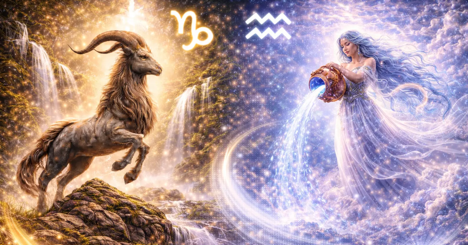 <p>When Capricorn and Aquarius come together, the relationship blends practicality with innovation, structure with independence, and ambition with idealism. Capricorn seeks stability, achievement, and long-term planning, while Aquarius values freedom, creativity, and forward-thinking. One brings discipline, responsibility, and grounded perspective; the other brings originality, vision, and progressive energy. Together, they can build a relationship that balances tradition with experimentation, structure with spontaneity, and ambition with innovation.</p><p>Capricorn is ruled by Saturn, symbolizing discipline, responsibility, and long-term planning. Aquarius is ruled by Uranus (and traditionally Saturn), representing change, innovation, and originality. This combination allows Capricorn to anchor Aquarius’ inventive ideas while Aquarius inspires Capricorn to embrace flexibility and think outside the box. When mutual respect is present, this partnership can be exciting, stable, and growth-oriented.</p><h3>Capricorn–Aquarius Compatibility: Overall Dynamic</h3><p>The Capricorn–Aquarius dynamic combines Earth and Air, creating a relationship where structure meets vision, and pragmatism meets creativity.</p><p><strong>Strengths:</strong></p><ul><li>Capricorn brings discipline, focus, and reliability</li><li>Aquarius contributes originality, independence, and progressive thinking</li><li>Both respect intelligence, strategy, and unique perspectives</li><li>Ability to balance long-term planning with innovative ideas</li></ul><p><strong>Potential challenges:</strong></p><ul><li>Capricorn may see Aquarius as unpredictable or detached</li><li>Aquarius may find Capricorn too rigid or conservative</li><li>Differences in emotional expression and decision-making pace can cause tension</li></ul><p><strong>How the relationship thrives:</strong></p><ul><li>Appreciate each other’s strengths and perspectives</li><li>Encourage creative problem-solving alongside structured planning</li><li>Balance stability with novelty in life, career, and shared experiences</li><li>Learn from each other’s approach to growth, combining tradition with innovation</li></ul><p>With patience and understanding, this partnership becomes both dynamic and stable, offering unique growth opportunities for both individuals.</p><h3>Capricorn and Aquarius Love Compatibility</h3><p>Love between Capricorn and Aquarius is a mix of deep respect, intellectual connection, and mutual support.</p><p><strong>Why attraction forms:</strong></p><ul><li>Capricorn admires Aquarius’ originality, vision, and independence</li><li>Aquarius respects Capricorn’s discipline, ambition, and reliability</li><li>Both are drawn to intelligence, long-term goals, and a shared sense of purpose</li></ul><p><strong>Love challenges:</strong></p><ul><li>Capricorn may prefer routine and predictability, while Aquarius seeks novelty and freedom</li><li>Aquarius may resist Capricorn’s structured approach, finding it limiting</li><li>Emotional closeness may require effort due to differing styles of expression</li></ul><p><strong>How love thrives:</strong></p><ul><li>Communicate needs, expectations, and emotional boundaries clearly</li><li>Combine Capricorn’s stability with Aquarius’ creativity in shared activities</li><li>Appreciate differences as complementary rather than conflicting</li><li>Build trust through mutual respect, consistency, and support</li></ul><p>With conscious effort, love between Capricorn and Aquarius becomes stimulating, supportive, and enduring.</p><h3>Relationship Dynamics</h3><p>This partnership flourishes when both signs embrace their complementary strengths while respecting differences.</p><p><strong>Healthy dynamics include:</strong></p><ul><li>Capricorn grounding Aquarius’ innovative ideas with practical execution</li><li>Aquarius inspiring Capricorn to think creatively and embrace new perspectives</li><li>Shared focus on personal growth, goals, and meaningful achievements</li><li>Constructive communication about ambitions, challenges, and expectations</li></ul><p><strong>Challenges:</strong></p><ul><li>Capricorn’s cautiousness may frustrate Aquarius’ experimental tendencies</li><li>Aquarius’ independence may be misinterpreted as emotional distance</li><li>Both may struggle with compromise if rigid in their own approach</li></ul><p><strong>Maintaining balance:</strong></p><ul><li>Celebrate achievements together while respecting individuality</li><li>Embrace flexibility alongside planning and structure</li><li>Practice patience, empathy, and understanding in daily interactions</li></ul><p>When balanced, the Capricorn–Aquarius relationship combines innovation and reliability, creating a forward-looking and grounded partnership.</p><h3>Sexual Compatibility</h3><p>Intimacy between Capricorn and Aquarius is a blend of curiosity, trust, and emotional connection.</p><p><strong>Why intimacy works:</strong></p><ul><li>Capricorn provides patience, reliability, and grounding energy</li><li>Aquarius brings creativity, openness, and adventurous desire</li><li>Emotional trust enhances physical closeness and connection</li></ul><p><strong>Challenges:</strong></p><ul><li>Aquarius may desire experimentation faster than Capricorn feels comfortable</li><li>Capricorn may be reserved, requiring time to match Aquarius’ expressive style</li></ul><p><strong>How intimacy thrives:</strong></p><ul><li>Communicate desires, boundaries, and expectations openly</li><li>Combine steadiness with playful exploration</li><li>Build trust and emotional security before taking risks in intimacy</li></ul><p>When nurtured, sexual intimacy strengthens the emotional bond and fosters a fulfilling partnership.</p><h3>Communication Style</h3><p>Communication blends pragmatism with creativity, offering opportunities for learning and mutual understanding.</p><p><strong>Strengths:</strong></p><ul><li>Capricorn communicates with clarity, structure, and thoughtfulness</li><li>Aquarius communicates with innovation, curiosity, and open-mindedness</li><li>Conversations often lead to practical solutions and fresh ideas</li></ul><p><strong>Challenges:</strong></p><ul><li>Capricorn may perceive Aquarius as inconsistent or unpredictable</li><li>Aquarius may feel restricted by Capricorn’s serious approach</li><li>Differences in emotional tone or pace can create misunderstandings</li></ul><p><strong>Tips for effective communication:</strong></p><ul><li>Listen actively and embrace each other’s perspective</li><li>Balance practical discussions with imaginative brainstorming</li><li>Express feelings and expectations honestly</li><li>Use humor and curiosity to navigate potential conflicts</li></ul><p>Effective communication transforms differences into shared growth opportunities.</p><h3>Trust and Emotional Security</h3><p>Trust develops gradually, built on mutual respect, reliability, and consistency.</p><p><strong>How trust grows:</strong></p><ul><li>Capricorn demonstrates loyalty, stability, and dependability</li><li>Aquarius shows honesty, independence, and integrity</li><li>Mutual appreciation of personal strengths enhances security</li></ul><p><strong>Challenges:</strong></p><ul><li>Aquarius’ need for freedom may cause Capricorn to feel uncertain</li><li>Capricorn’s cautiousness may make Aquarius feel restrained</li></ul><p>Patience, reassurance, and open dialogue create a secure, adventurous, and resilient partnership.</p><h3>Marriage and Long-Term Potential</h3><p>Marriage between Capricorn and Aquarius balances ambition, stability, and forward-thinking growth.</p><p><strong>Keys to thriving marriage:</strong></p><ul><li>Respect individuality while building shared goals</li><li>Combine Capricorn’s structure with Aquarius’ innovation</li><li>Resolve conflicts with patience, understanding, and flexibility</li><li>Encourage both personal and mutual growth</li></ul><p><strong>Long-term benefits:</strong></p><ul><li>Life full of both stability and intellectual stimulation</li><li>Shared commitment to growth, learning, and achievement</li><li>Emotional intimacy strengthened through trust and mutual respect</li><li>Partnership that evolves with time, embracing both tradition and innovation</li></ul><p>With dedication, Capricorn and Aquarius can create a long-lasting, inspiring, and deeply fulfilling marriage.</p><h3>Capricorn and Aquarius Compatibility Percentage</h3><p><strong>Overall compatibility: 70%</strong></p><p>This pairing thrives when both partners respect differences, communicate openly, and balance freedom with stability.</p><h3>Can Capricorn and Aquarius Make It Work?</h3><p>Yes — with awareness, compromise, and mutual respect.</p><p>When Capricorn tempers rigidity with openness to innovation and Aquarius respects Capricorn’s need for structure, the relationship becomes stimulating, grounded, and growth-oriented. Differences become opportunities for learning, balance, and shared success.</p><h3>Final Thoughts on Capricorn and Aquarius Compatibility</h3><p>Capricorn–Aquarius compatibility blends discipline with innovation, ambition with curiosity, and structure with freedom. While challenges exist in balancing stability and experimentation, the rewards include intellectual stimulation, personal growth, and long-term achievement.</p><p>When Earth respects Air and Air inspires Earth, this partnership becomes dynamic, balanced, and capable of enduring love, shared goals, and continuous evolution.</p><p>Learn more about <a href="https://astroscope.net/en/horoscope/capricorn/love"><strong style="text-decoration: underline;">Capricorn Love Horoscope</strong></a> and <a href="https://astroscope.net/en/horoscope/aquaries/love"><strong style="text-decoration: underline;">Aquarius Love Horoscope</strong></a>.</p>