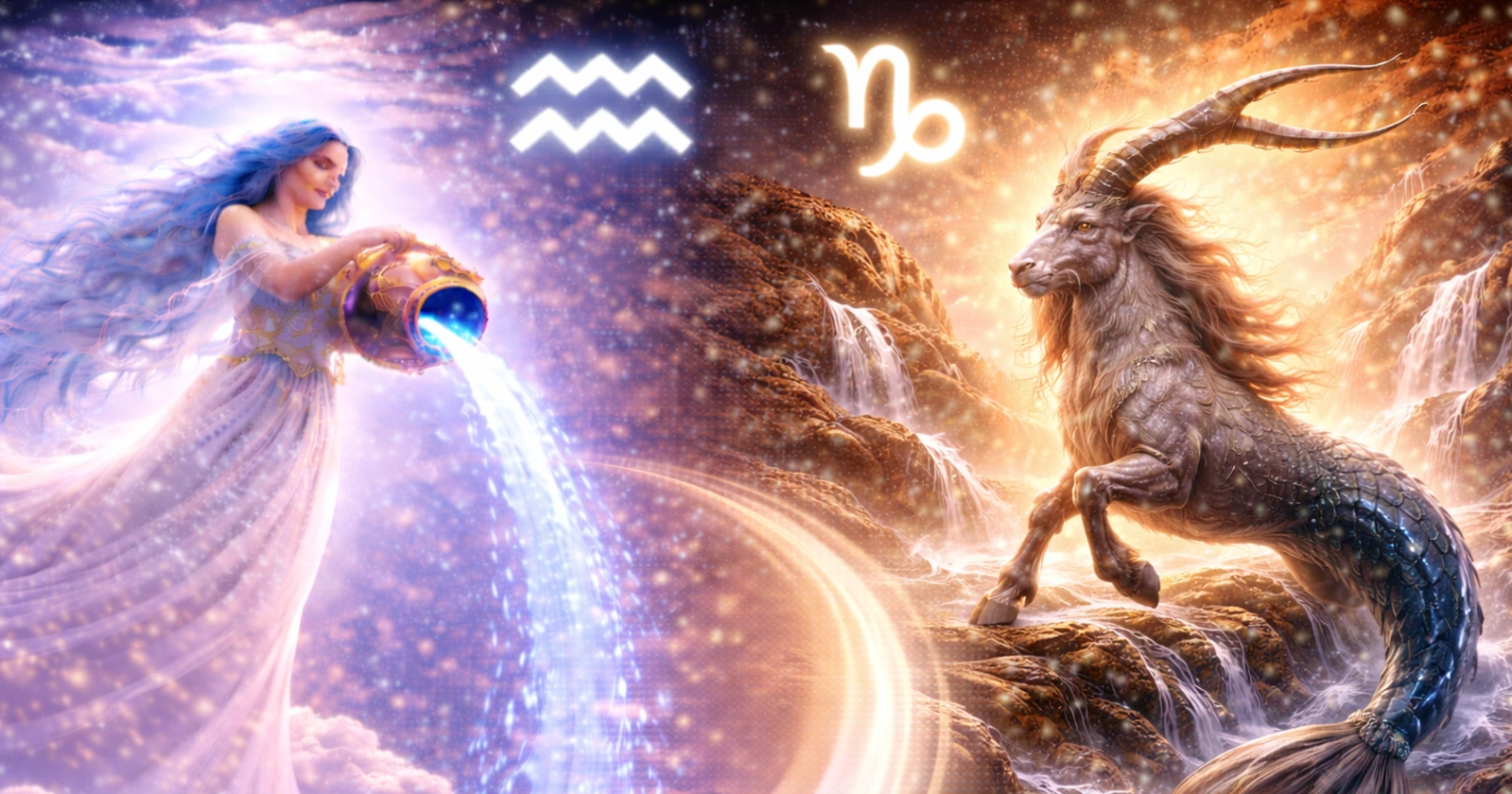 <p>When Capricorn and Aquarius come together, the relationship blends practicality with innovation, structure with independence, and ambition with idealism. Capricorn seeks stability, achievement, and long-term planning, while Aquarius values freedom, creativity, and forward-thinking. One brings discipline, responsibility, and grounded perspective; the other brings originality, vision, and progressive energy. Together, they can build a relationship that balances tradition with experimentation, structure with spontaneity, and ambition with innovation.</p><p>Capricorn is ruled by Saturn, symbolizing discipline, responsibility, and long-term planning. Aquarius is ruled by Uranus (and traditionally Saturn), representing change, innovation, and originality. This combination allows Capricorn to anchor Aquarius’ inventive ideas while Aquarius inspires Capricorn to embrace flexibility and think outside the box. When mutual respect is present, this partnership can be exciting, stable, and growth-oriented.</p><h3>Aquarius–Capricorn Compatibility: Overall Dynamic</h3><p>The Capricorn–Aquarius dynamic combines Earth and Air, creating a relationship where structure meets vision, and pragmatism meets creativity.</p><p><strong>Strengths:</strong></p><ul><li>Capricorn brings discipline, focus, and reliability</li><li>Aquarius contributes originality, independence, and progressive thinking</li><li>Both respect intelligence, strategy, and unique perspectives</li><li>Ability to balance long-term planning with innovative ideas</li></ul><p><strong>Potential challenges:</strong></p><ul><li>Capricorn may see Aquarius as unpredictable or detached</li><li>Aquarius may find Capricorn too rigid or conservative</li><li>Differences in emotional expression and decision-making pace can cause tension</li></ul><p><strong>How the relationship thrives:</strong></p><ul><li>Appreciate each other’s strengths and perspectives</li><li>Encourage creative problem-solving alongside structured planning</li><li>Balance stability with novelty in life, career, and shared experiences</li><li>Learn from each other’s approach to growth, combining tradition with innovation</li></ul><p>With patience and understanding, this partnership becomes both dynamic and stable, offering unique growth opportunities for both individuals.</p><h3>Aquarius and Capricorn Love Compatibility</h3><p>Love between Capricorn and Aquarius is a mix of deep respect, intellectual connection, and mutual support.</p><p><strong>Why attraction forms:</strong></p><ul><li>Capricorn admires Aquarius’ originality, vision, and independence</li><li>Aquarius respects Capricorn’s discipline, ambition, and reliability</li><li>Both are drawn to intelligence, long-term goals, and a shared sense of purpose</li></ul><p><strong>Love challenges:</strong></p><ul><li>Capricorn may prefer routine and predictability, while Aquarius seeks novelty and freedom</li><li>Aquarius may resist Capricorn’s structured approach, finding it limiting</li><li>Emotional closeness may require effort due to differing styles of expression</li></ul><p><strong>How love thrives:</strong></p><ul><li>Communicate needs, expectations, and emotional boundaries clearly</li><li>Combine Capricorn’s stability with Aquarius’ creativity in shared activities</li><li>Appreciate differences as complementary rather than conflicting</li><li>Build trust through mutual respect, consistency, and support</li></ul><p>With conscious effort, love between Capricorn and Aquarius becomes stimulating, supportive, and enduring.</p><h3>Aquarius and Capricorn Relationship Dynamics</h3><p>This partnership flourishes when both signs embrace their complementary strengths while respecting differences.</p><p><strong>Healthy dynamics include:</strong></p><ul><li>Capricorn grounding Aquarius’ innovative ideas with practical execution</li><li>Aquarius inspiring Capricorn to think creatively and embrace new perspectives</li><li>Shared focus on personal growth, goals, and meaningful achievements</li><li>Constructive communication about ambitions, challenges, and expectations</li></ul><p><strong>Challenges:</strong></p><ul><li>Capricorn’s cautiousness may frustrate Aquarius’ experimental tendencies</li><li>Aquarius’ independence may be misinterpreted as emotional distance</li><li>Both may struggle with compromise if rigid in their own approach</li></ul><p><strong>Maintaining balance:</strong></p><ul><li>Celebrate achievements together while respecting individuality</li><li>Embrace flexibility alongside planning and structure</li><li>Practice patience, empathy, and understanding in daily interactions</li></ul><p>When balanced, the Capricorn–Aquarius relationship combines innovation and reliability, creating a forward-looking and grounded partnership.</p><h3>Aquarius and Capricorn Sexual Compatibility</h3><p>Intimacy between Capricorn and Aquarius is a blend of curiosity, trust, and emotional connection.</p><p><strong>Why intimacy works:</strong></p><ul><li>Capricorn provides patience, reliability, and grounding energy</li><li>Aquarius brings creativity, openness, and adventurous desire</li><li>Emotional trust enhances physical closeness and connection</li></ul><p><strong>Challenges:</strong></p><ul><li>Aquarius may desire experimentation faster than Capricorn feels comfortable</li><li>Capricorn may be reserved, requiring time to match Aquarius’ expressive style</li></ul><p><strong>How intimacy thrives:</strong></p><ul><li>Communicate desires, boundaries, and expectations openly</li><li>Combine steadiness with playful exploration</li><li>Build trust and emotional security before taking risks in intimacy</li></ul><p>When nurtured, sexual intimacy strengthens the emotional bond and fosters a fulfilling partnership.</p><h3>Communication Style</h3><p>Communication blends pragmatism with creativity, offering opportunities for learning and mutual understanding.</p><p><strong>Strengths:</strong></p><ul><li>Capricorn communicates with clarity, structure, and thoughtfulness</li><li>Aquarius communicates with innovation, curiosity, and open-mindedness</li><li>Conversations often lead to practical solutions and fresh ideas</li></ul><p><strong>Challenges:</strong></p><ul><li>Capricorn may perceive Aquarius as inconsistent or unpredictable</li><li>Aquarius may feel restricted by Capricorn’s serious approach</li><li>Differences in emotional tone or pace can create misunderstandings</li></ul><p><strong>Tips for effective communication:</strong></p><ul><li>Listen actively and embrace each other’s perspective</li><li>Balance practical discussions with imaginative brainstorming</li><li>Express feelings and expectations honestly</li><li>Use humor and curiosity to navigate potential conflicts</li></ul><p>Effective communication transforms differences into shared growth opportunities.</p><h3>Trust and Emotional Security</h3><p>Trust develops gradually, built on mutual respect, reliability, and consistency.</p><p><strong>How trust grows:</strong></p><ul><li>Capricorn demonstrates loyalty, stability, and dependability</li><li>Aquarius shows honesty, independence, and integrity</li><li>Mutual appreciation of personal strengths enhances security</li></ul><p><strong>Challenges:</strong></p><ul><li>Aquarius’ need for freedom may cause Capricorn to feel uncertain</li><li>Capricorn’s cautiousness may make Aquarius feel restrained</li><li>Patience, reassurance, and open dialogue create a secure, adventurous, and resilient partnership</li></ul><h3>Marriage and Long-Term Potential</h3><p>Marriage between Capricorn and Aquarius balances ambition, stability, and forward-thinking growth.</p><p><strong>Keys to thriving marriage:</strong></p><ul><li>Respect individuality while building shared goals</li><li>Combine Capricorn’s structure with Aquarius’ innovation</li><li>Resolve conflicts with patience, understanding, and flexibility</li><li>Encourage both personal and mutual growth</li></ul><p><strong>Long-term benefits:</strong></p><ul><li>Life full of both stability and intellectual stimulation</li><li>Shared commitment to growth, learning, and achievement</li><li>Emotional intimacy strengthened through trust and mutual respect</li><li>Partnership that evolves with time, embracing both tradition and innovation</li></ul><p>With dedication, Capricorn and Aquarius can create a long-lasting, inspiring, and deeply fulfilling marriage.</p><h3>Aquarius and Capricorn Compatibility Percentage</h3><p>Overall compatibility: <strong>70%</strong></p><p>This pairing thrives when both partners respect differences, communicate openly, and balance freedom with stability.</p><h3>Can Aquarius and Capricorn Make It Work?</h3><p>Yes — with awareness, compromise, and mutual respect.</p><p>When Capricorn tempers rigidity with openness to innovation and Aquarius respects Capricorn’s need for structure, the relationship becomes stimulating, grounded, and growth-oriented. Differences become opportunities for learning, balance, and shared success.</p><h3>Final Thoughts on Aquarius and Capricorn Compatibility</h3><p>Capricorn–Aquarius compatibility blends discipline with innovation, ambition with curiosity, and structure with freedom. While challenges exist in balancing stability and experimentation, the rewards include intellectual stimulation, personal growth, and long-term achievement.</p><p>When Earth respects Air and Air inspires Earth, this partnership becomes dynamic, balanced, and capable of enduring love, shared goals, and continuous evolution.</p><p>Learn more about <a href="https://astroscope.net/en/horoscope/capricorn/love"><strong style="text-decoration: underline;">Capricorn Love Horoscope</strong></a> and <a href="https://astroscope.net/en/horoscope/aquaries/love"><strong style="text-decoration: underline;">Aquarius Love Horoscope</strong></a>.</p>